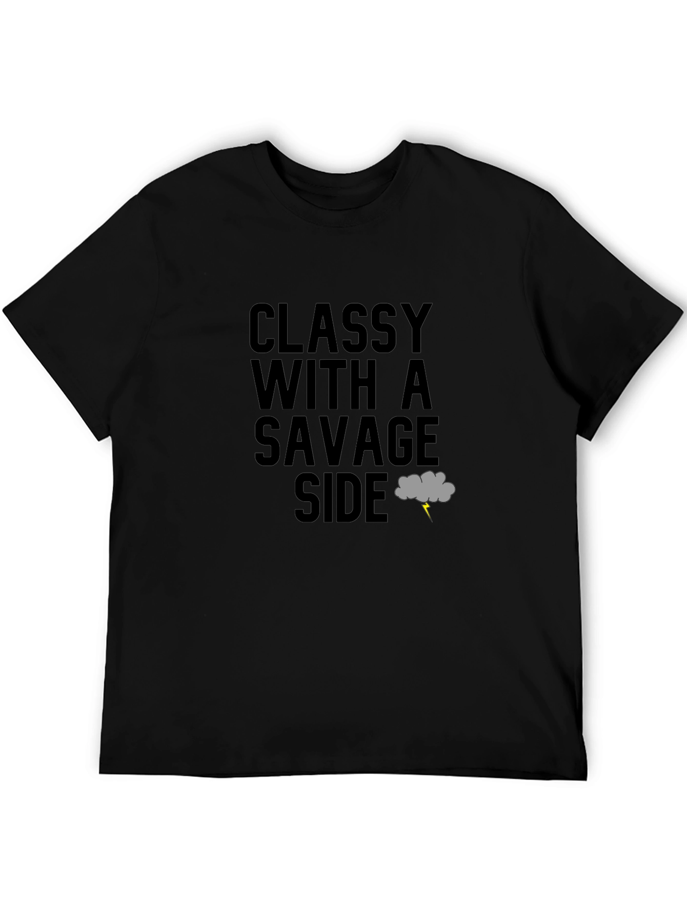 Black Classy With A Savage Side T-Shirt view 5