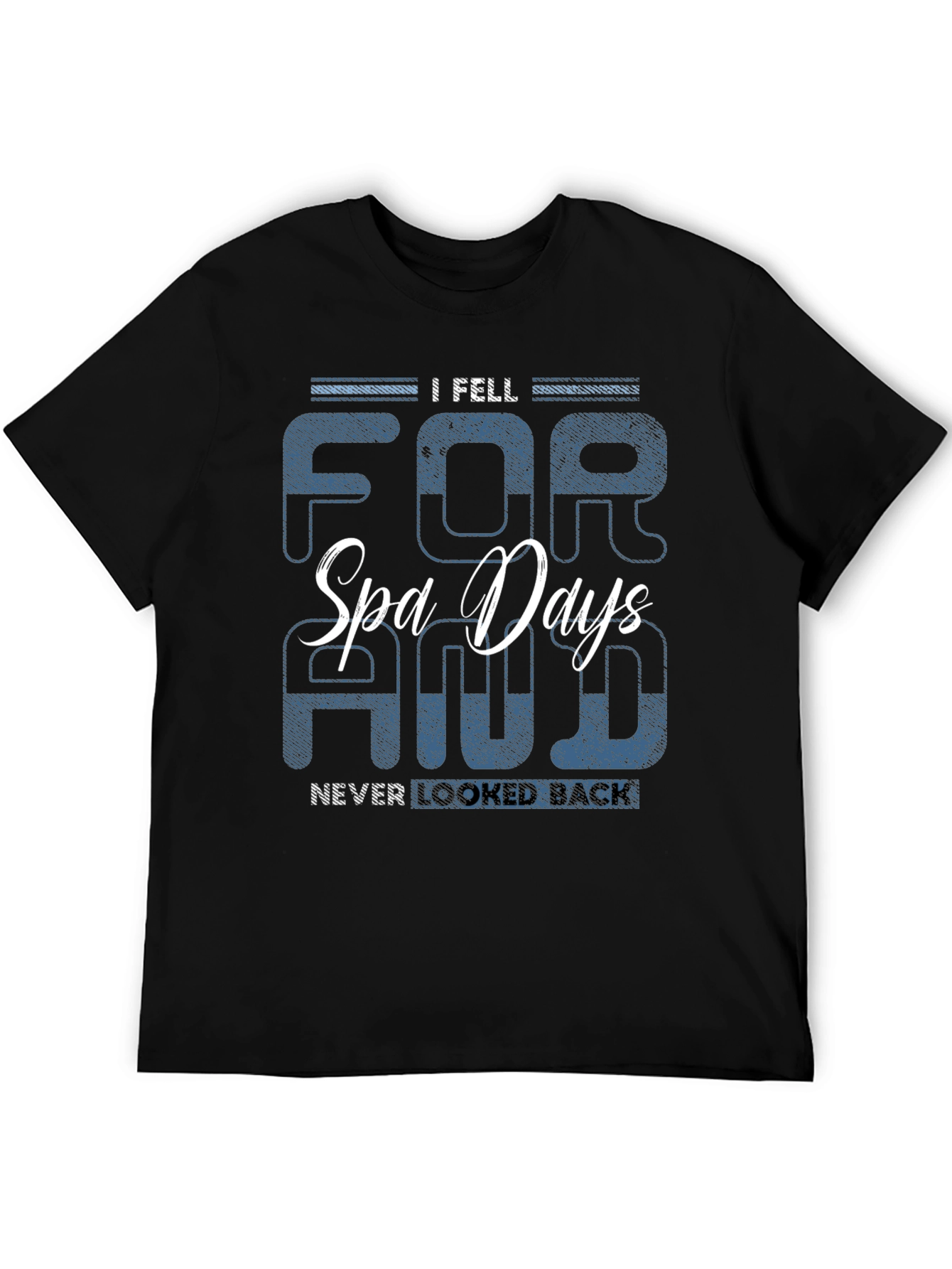 Black Spa Days T-Shirt -  I Fell For & Never Looked Back view 5
