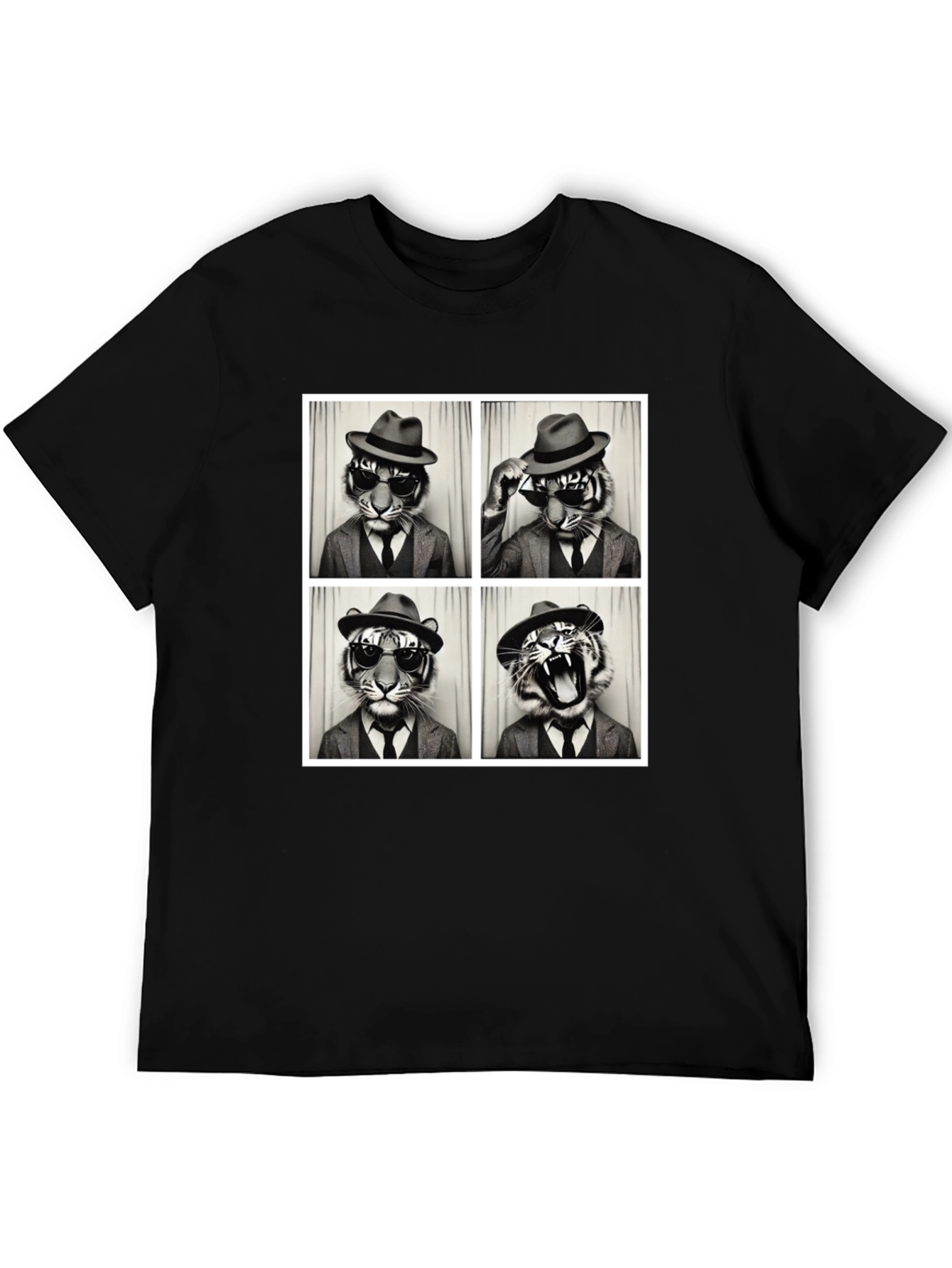 Tiger Fedora Photo Booth T-Shirt - 5