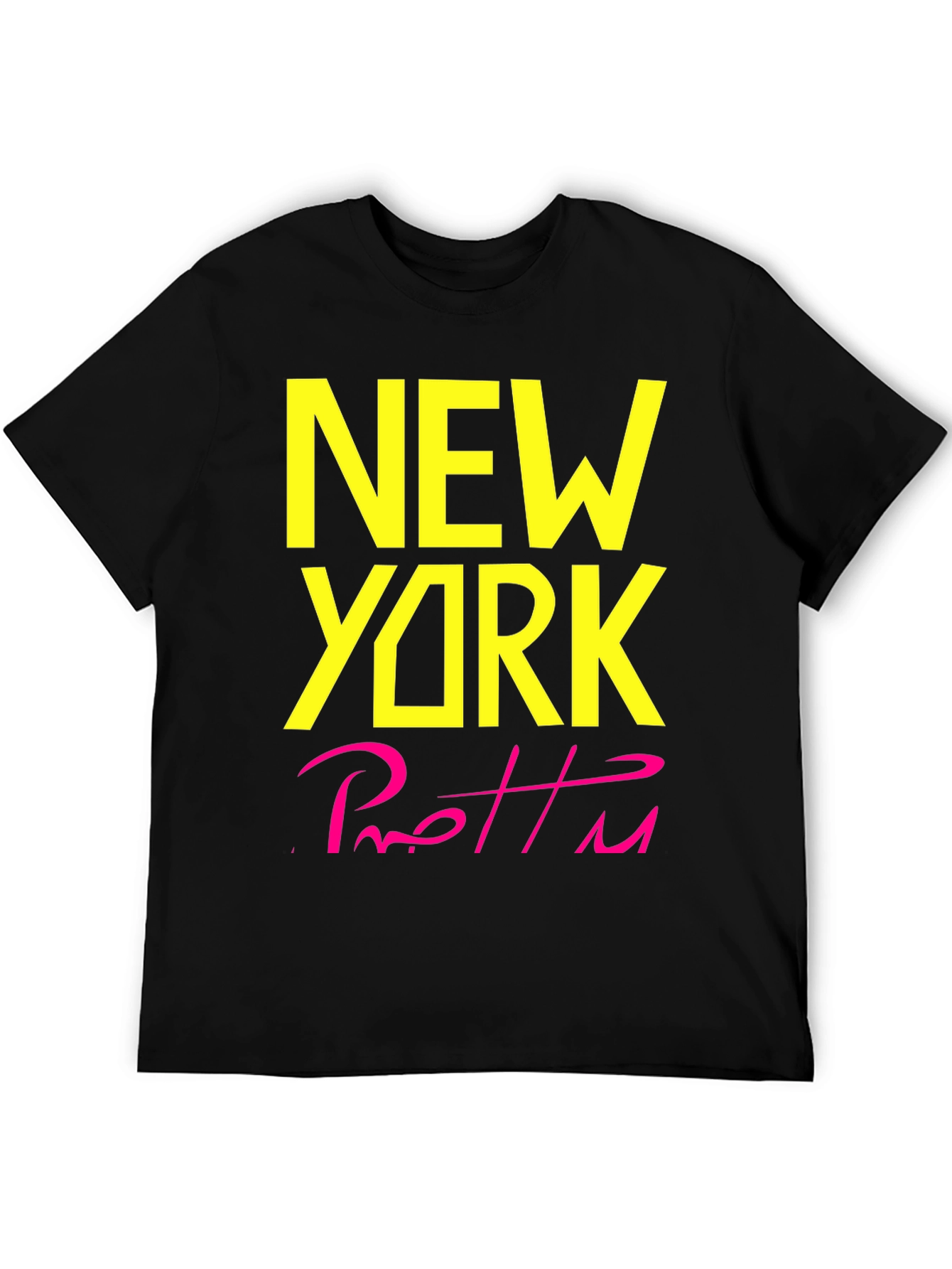 Black New York Pretty T-Shirt view 5