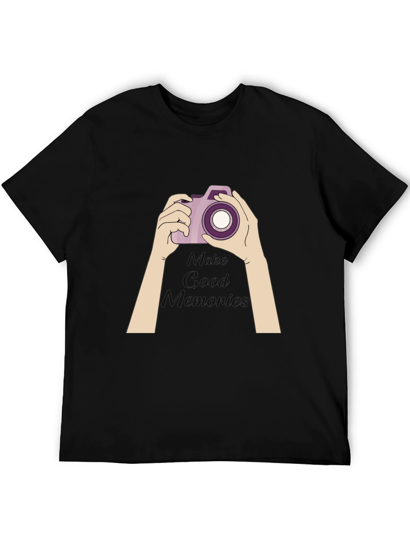 Black Make Good Memories Graphic T-Shirt view 5