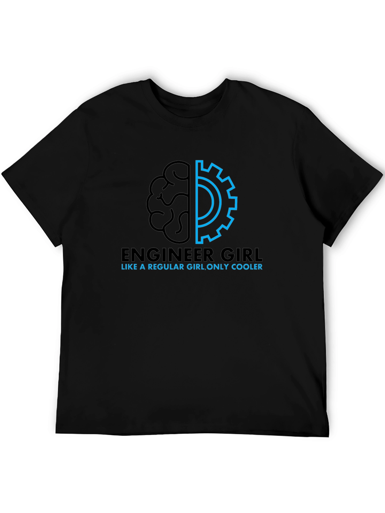 Black Engineer Girl T-Shirt: Cool, Smart & Unique Design view 5