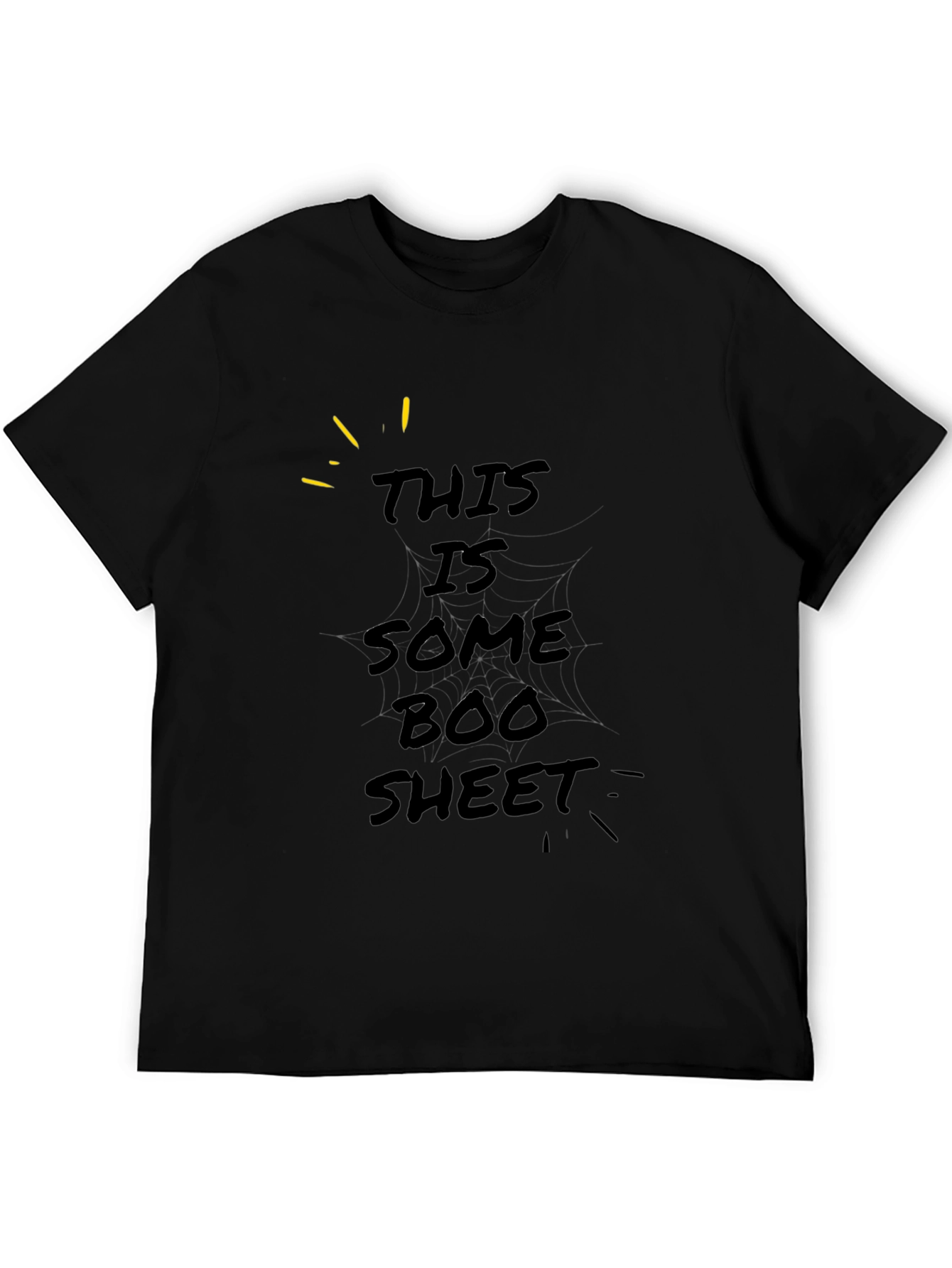 Black Boo Sheet Graphic T-Shirt view 5