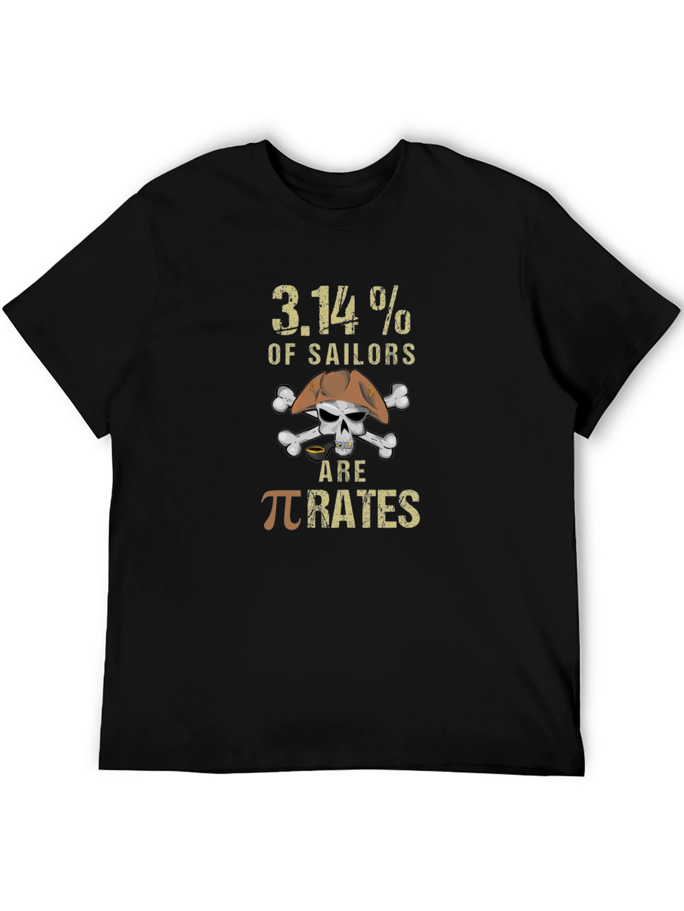 Black Pi Rates Pirate T-Shirt - Math Pun view 5
