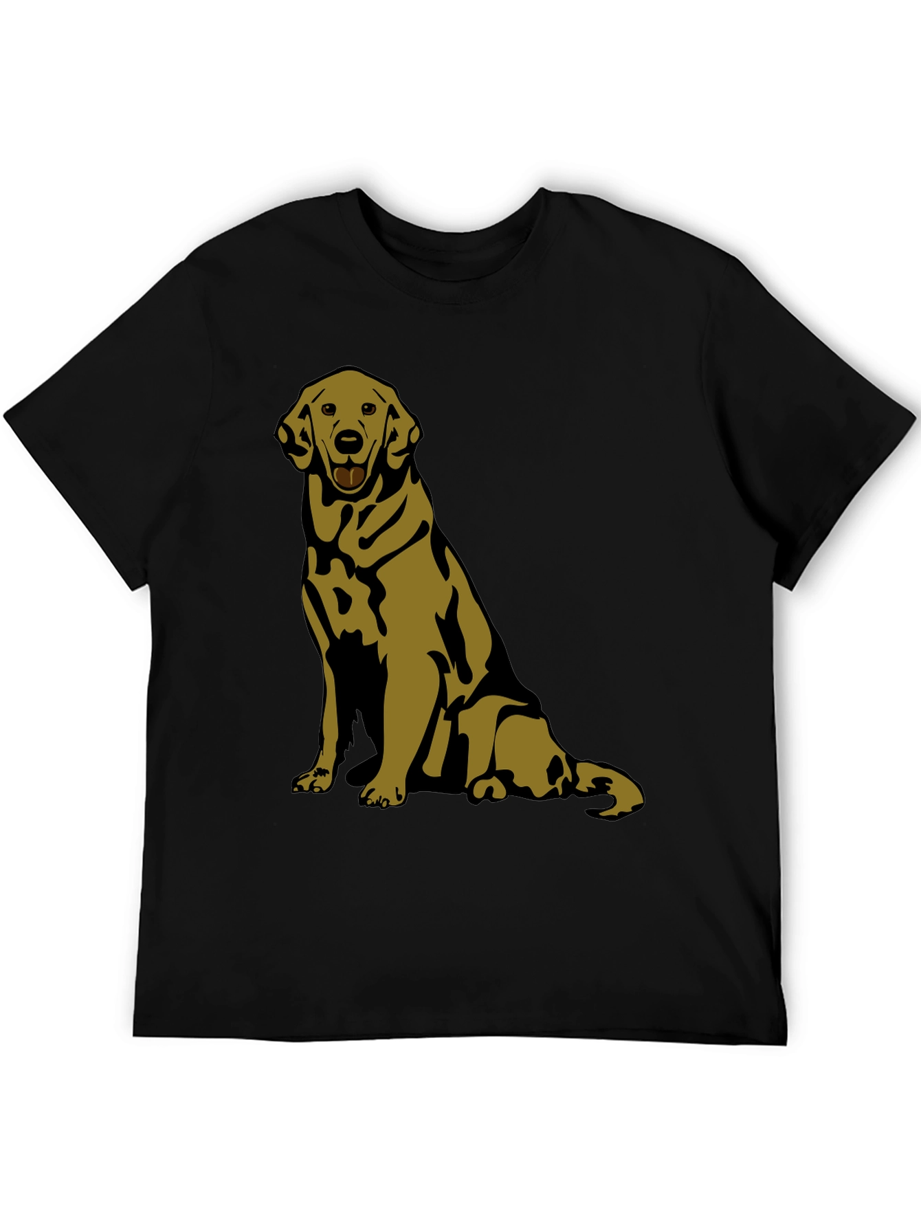 Black Dog Graphic Tee - Labrador Retriever Design view 5