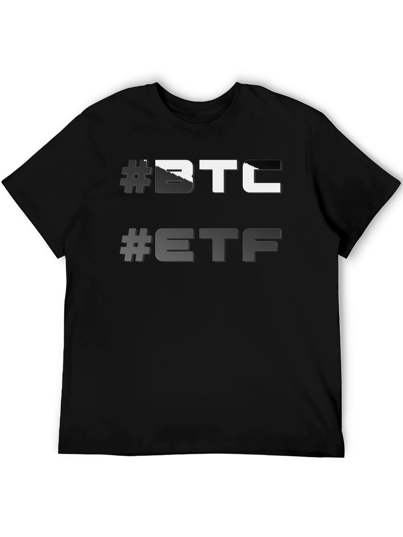 Black Crypto Investor T-Shirt - #BTC #ETF view 5