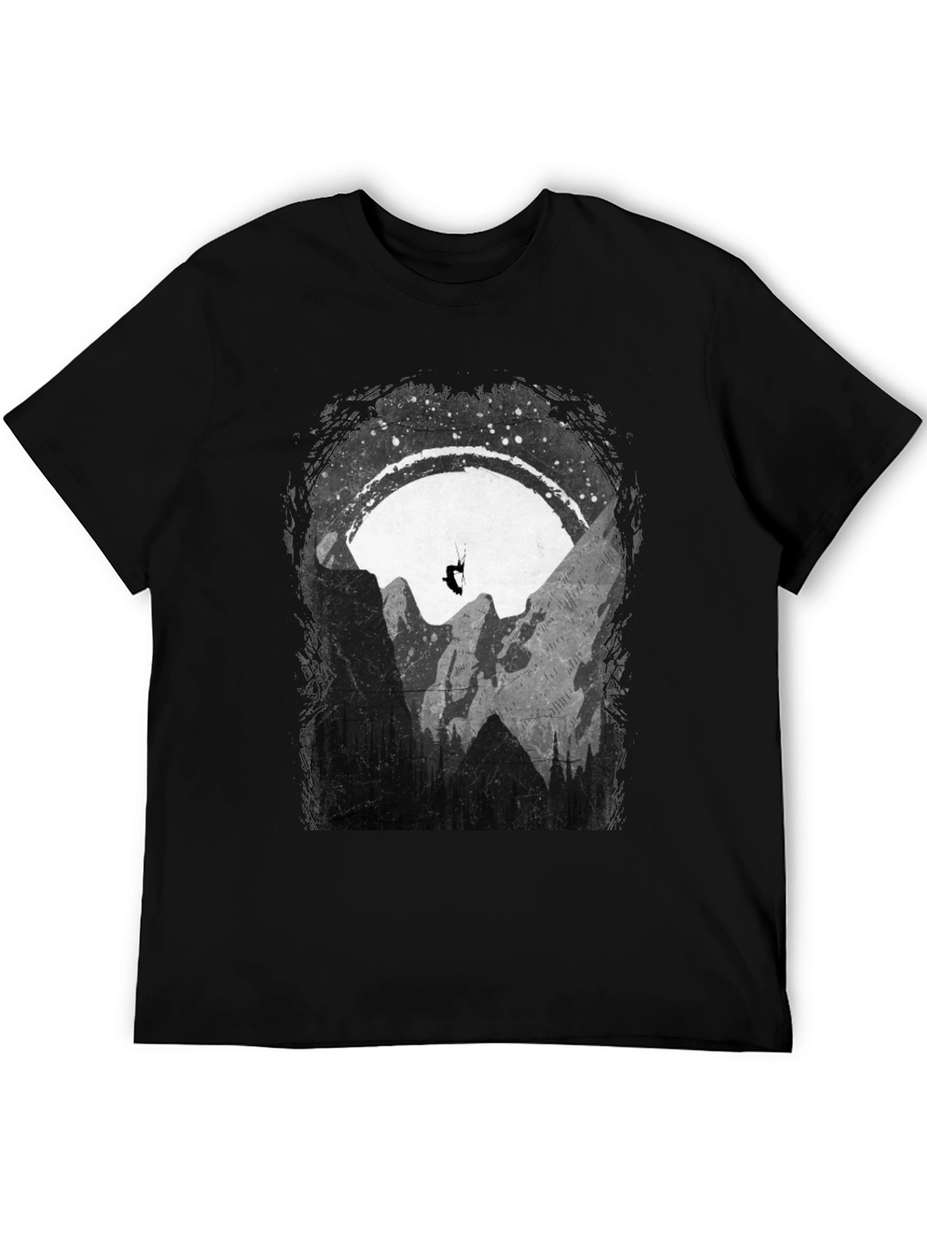 Black Mountain Paragliding Graphic T-Shirt - Adventure Ready! view 5