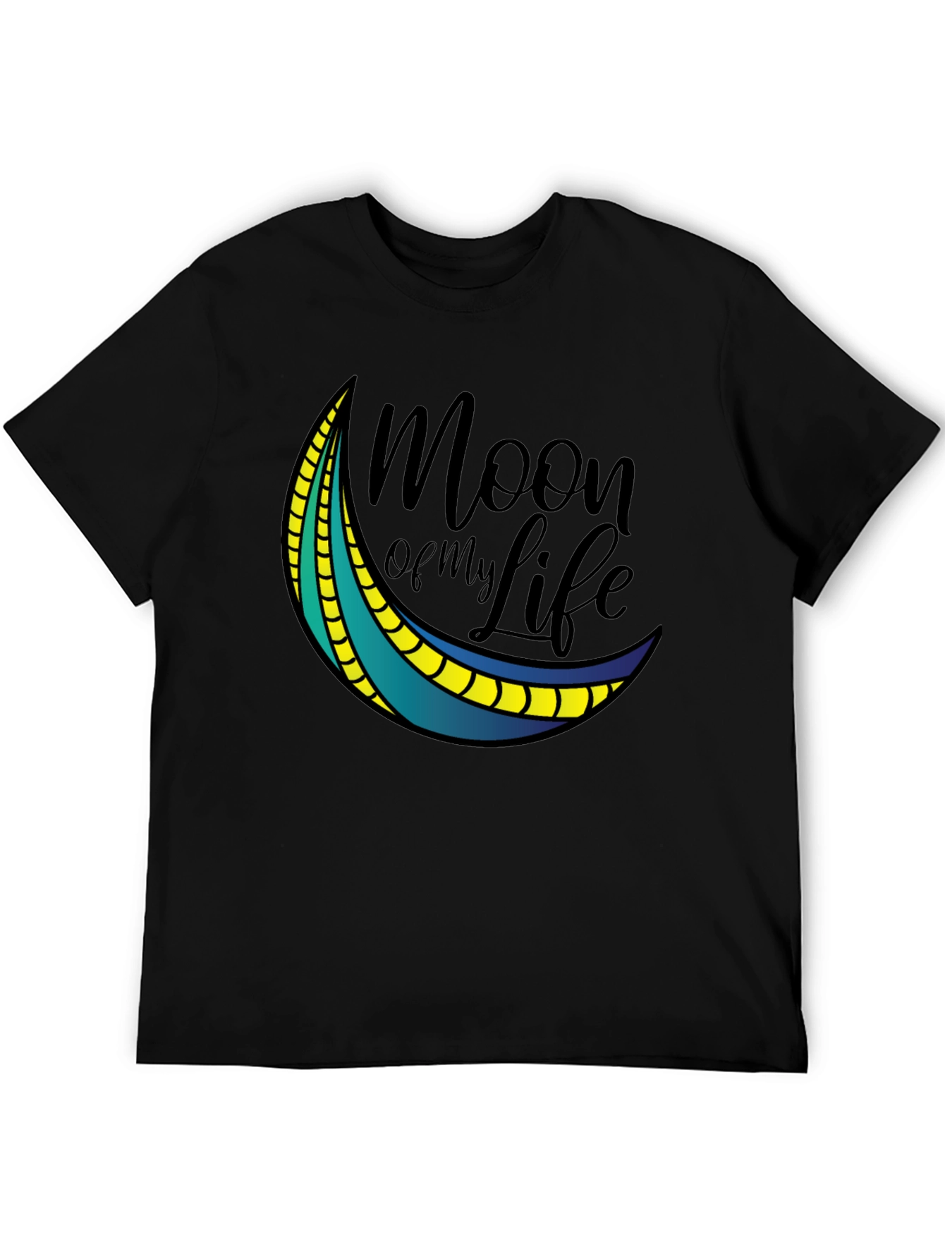 Black Moon of My Life Graphic Tee - Black T-Shirt view 5