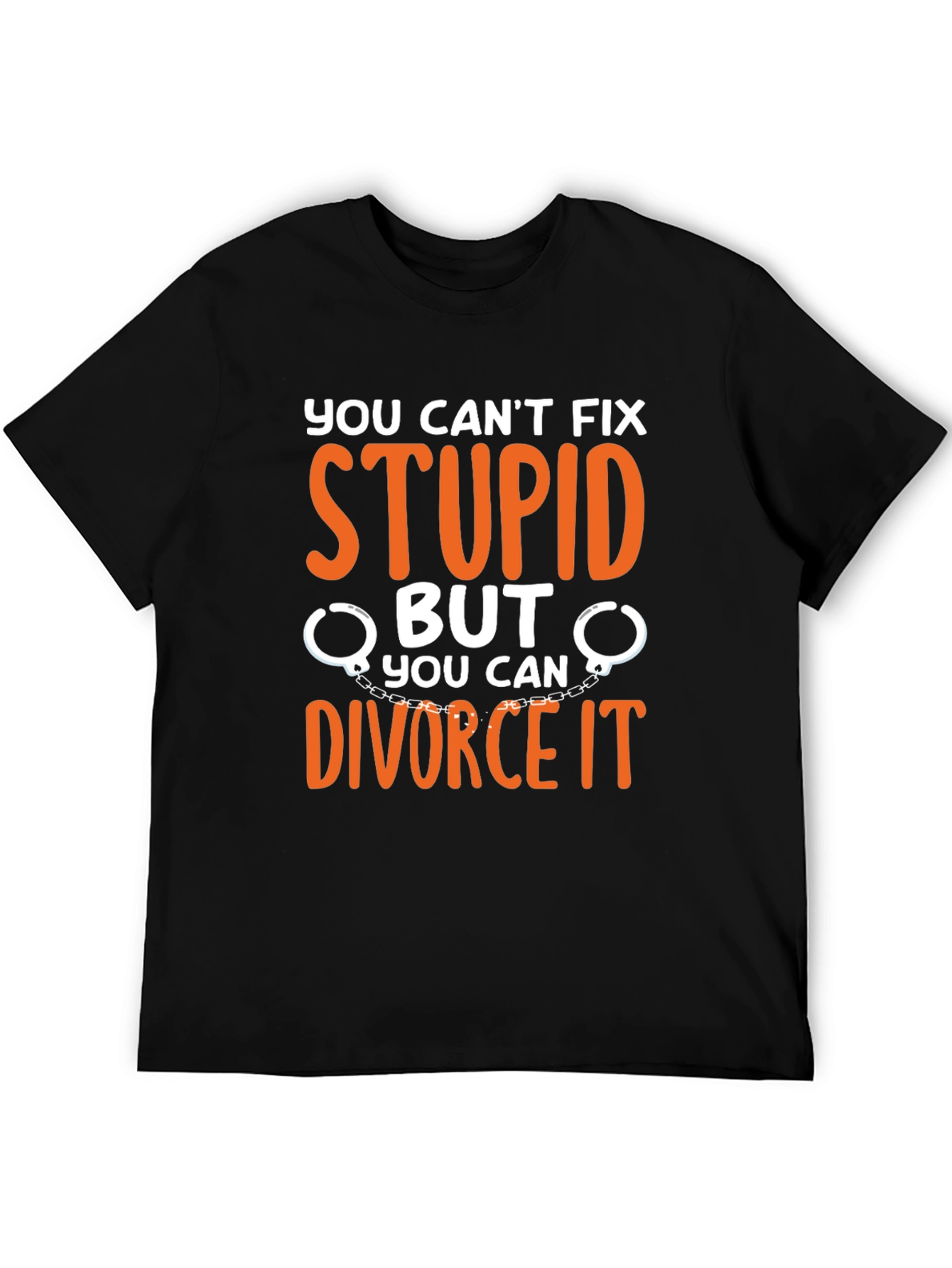 Black Divorce It T-Shirt view 5