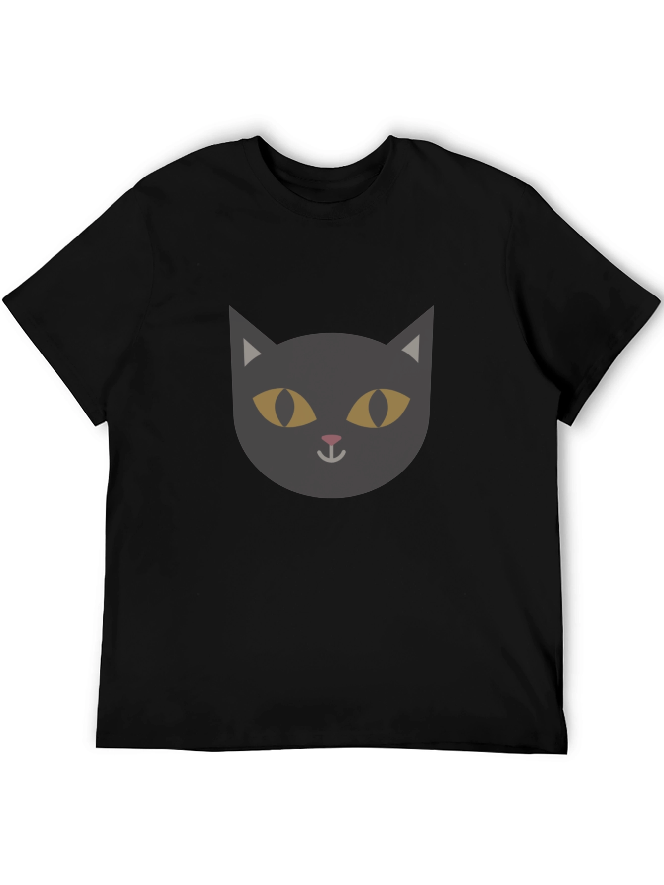 Black Black Cat Graphic Tee - Men's Short Sleeve T-Shirt view 5