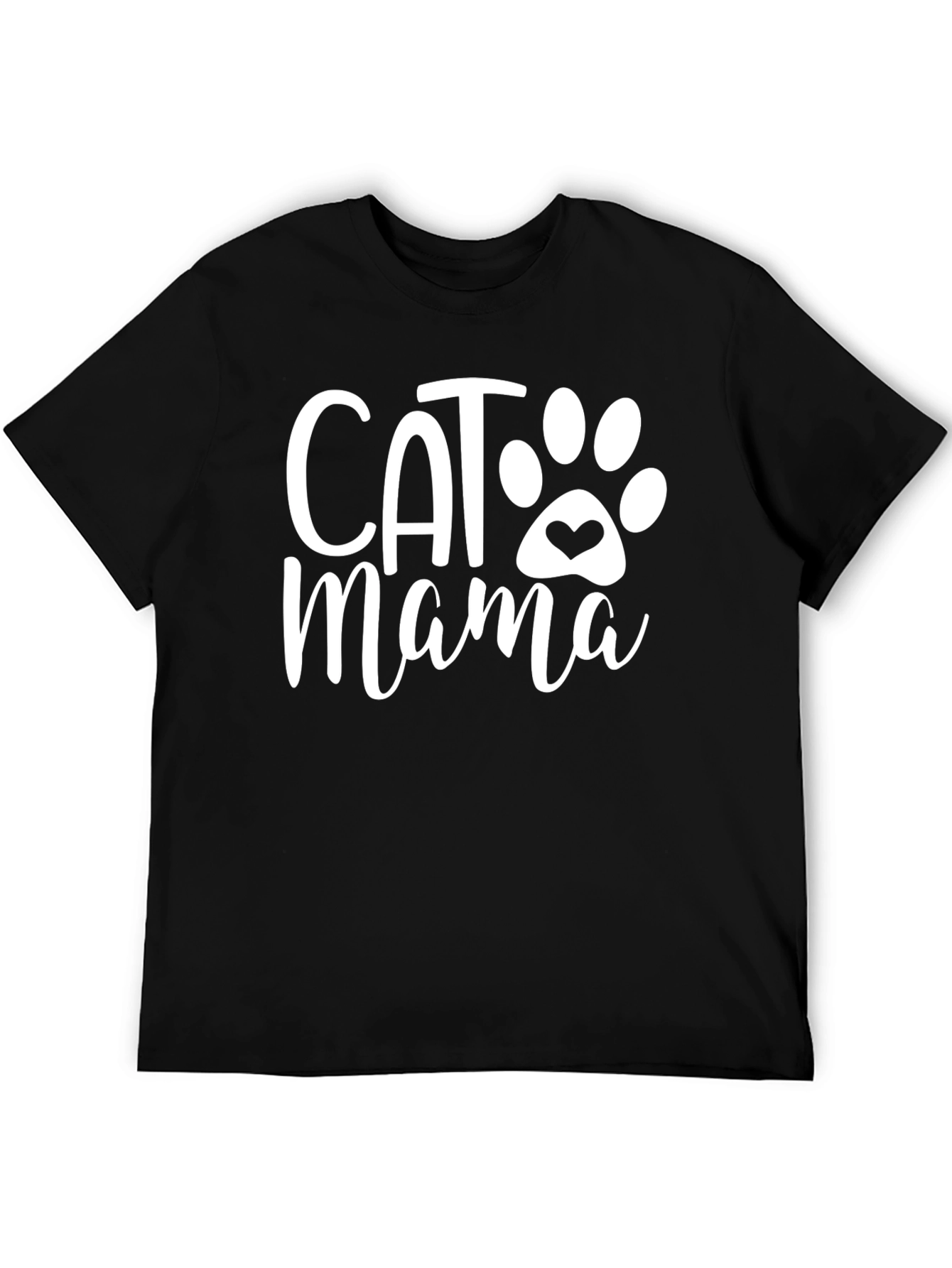 Black Cat Mama T-Shirt - Soft Cotton Blend view 5