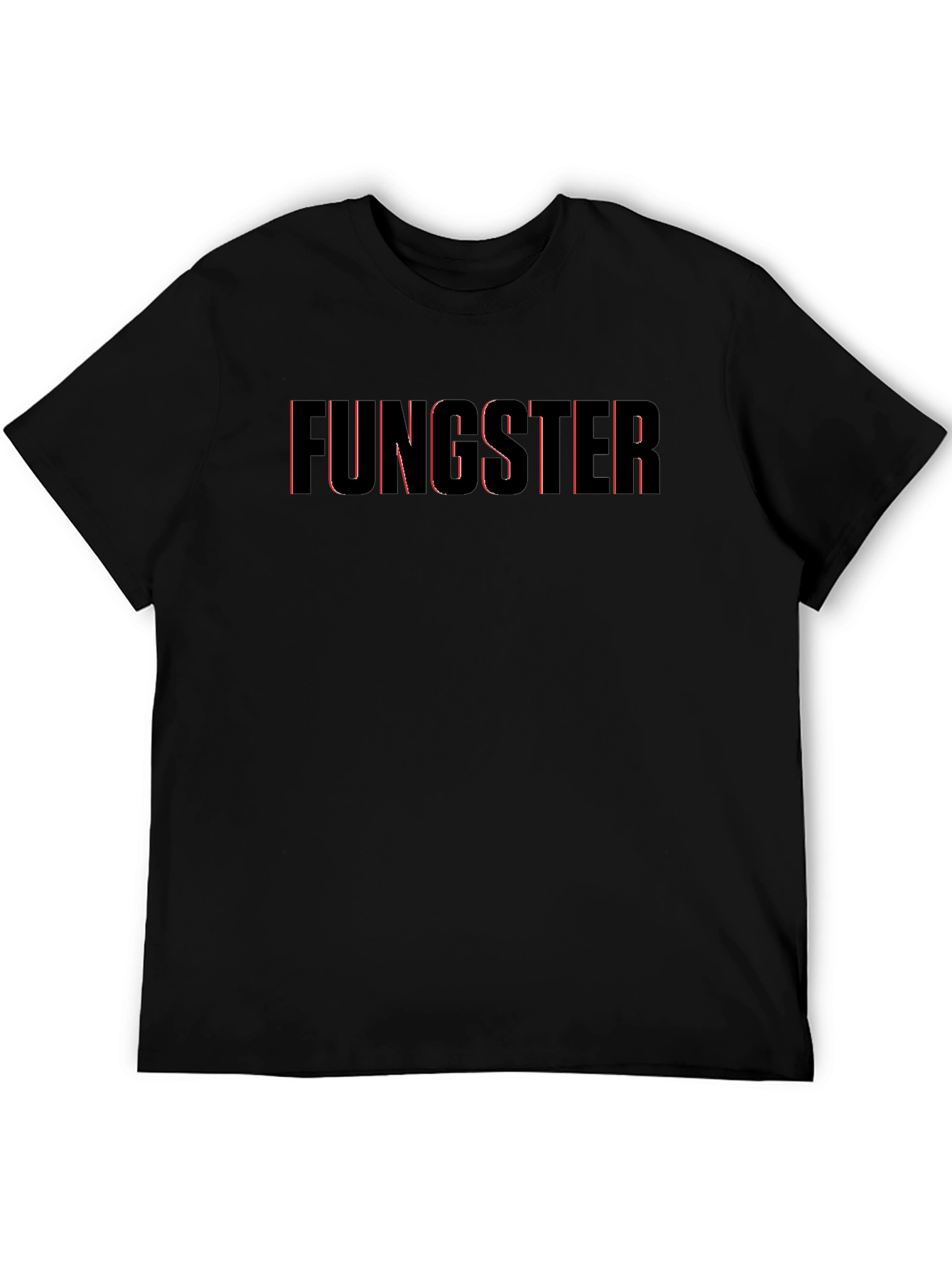 Black Fungster Graphic Tee - Bold Statement Shirt view 5