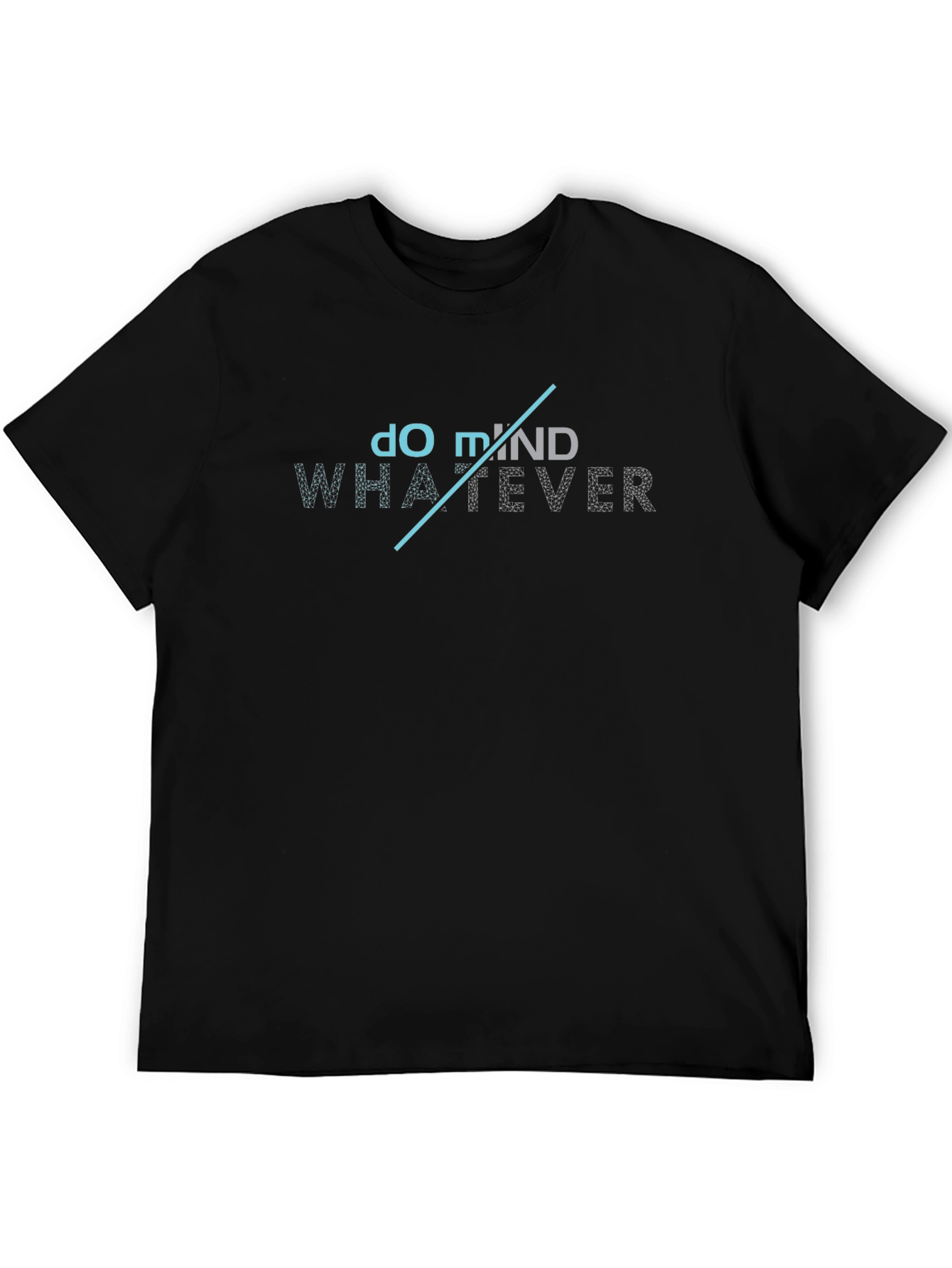 Black Do Whatever Mind T-Shirt - Trendy Graphic Tee view 5