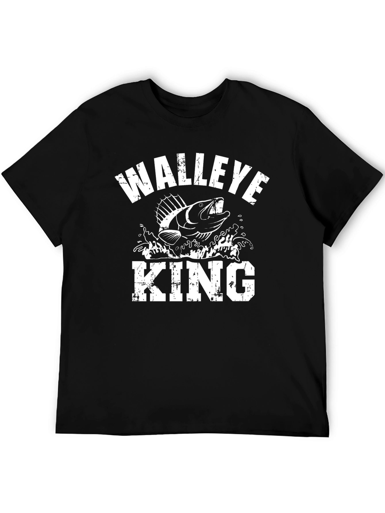 Walleye King Graphic T-Shirt - Fishing Apparel - 5