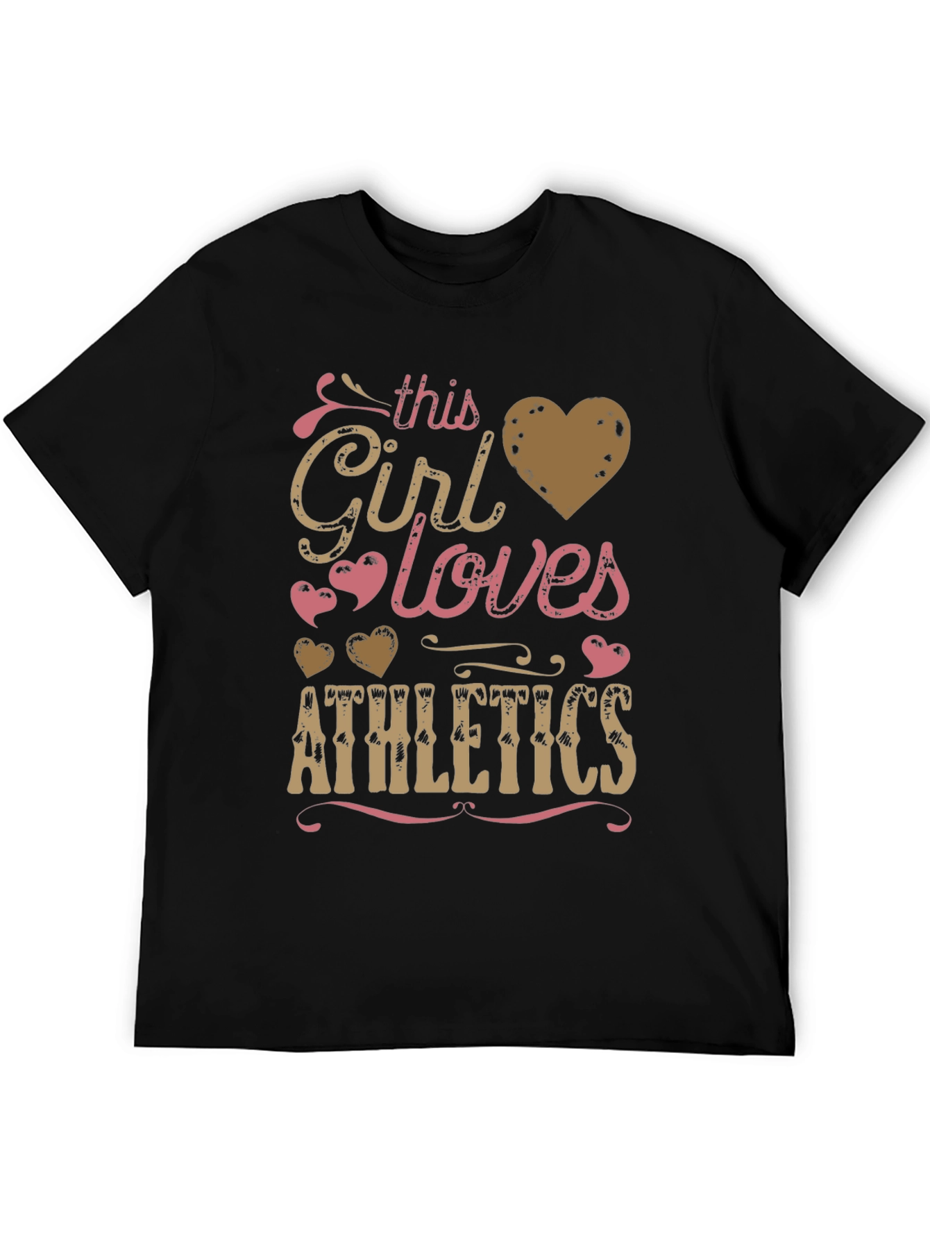 Black Athletics Girl's Love Graphic Tee view 5