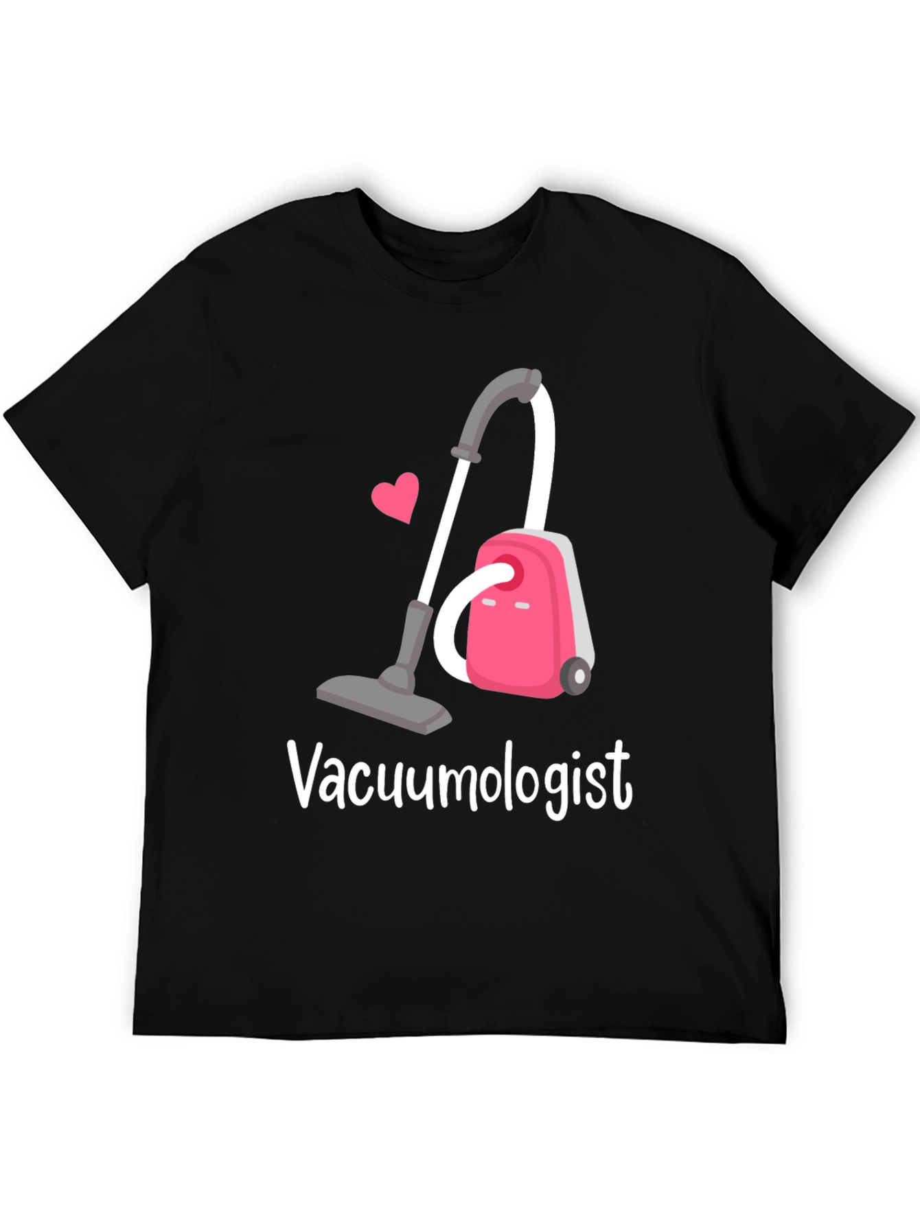 Black Vacuumologist T-Shirt - Cleaning Humor Tee view 5