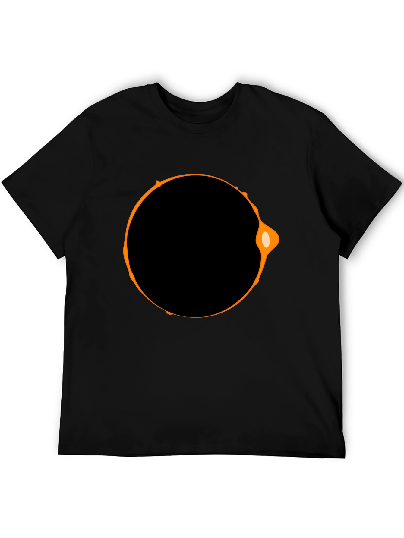 Black Eclipse Graphic Black T-Shirt view 5