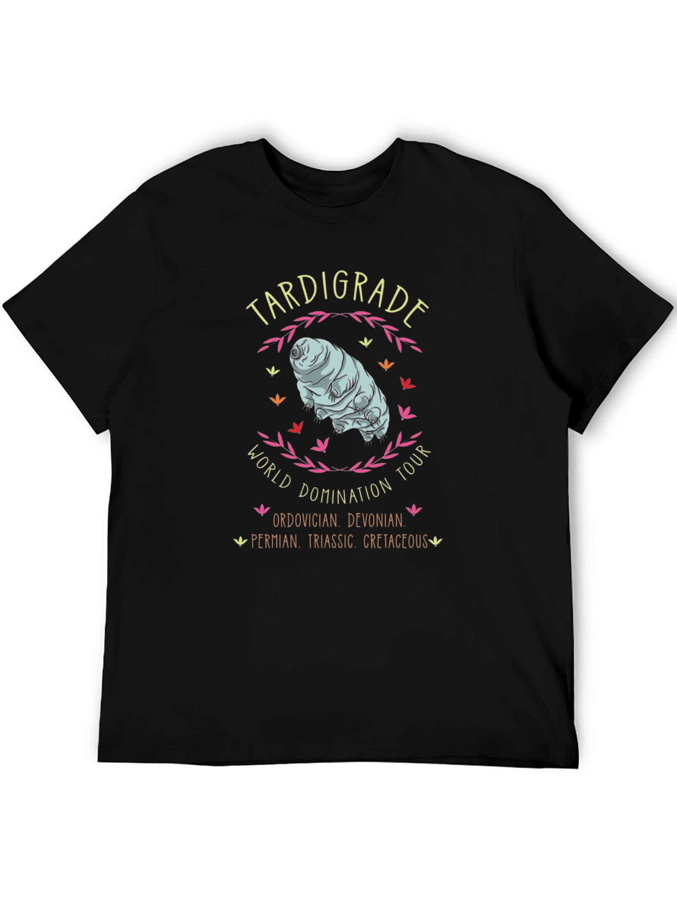 Black Tardigrade World Domination Tour Black T-Shirt view 5