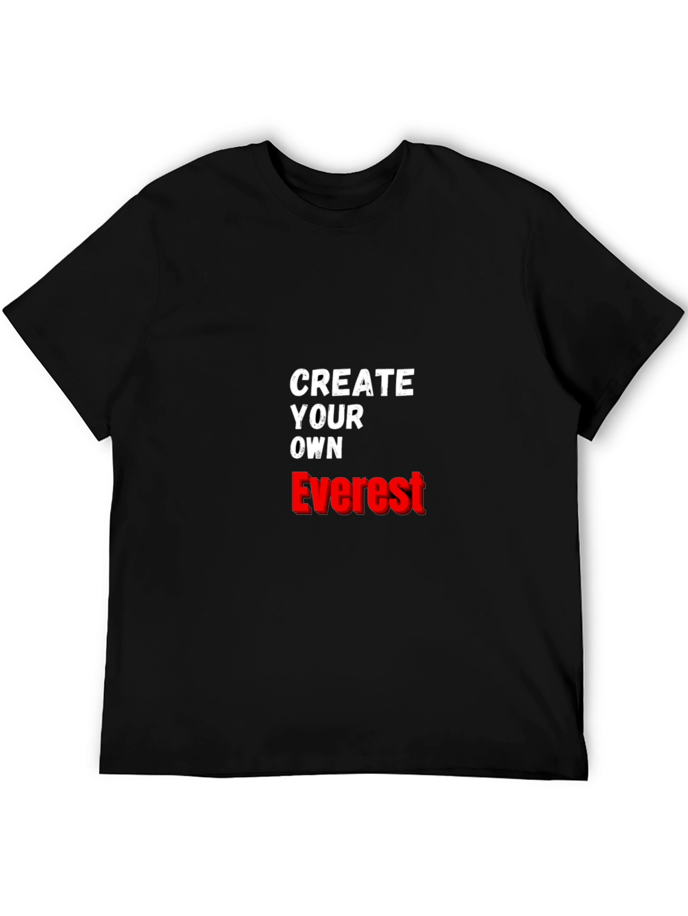 Black Create Your Own Everest Graphic Tee - Black Cotton view 5