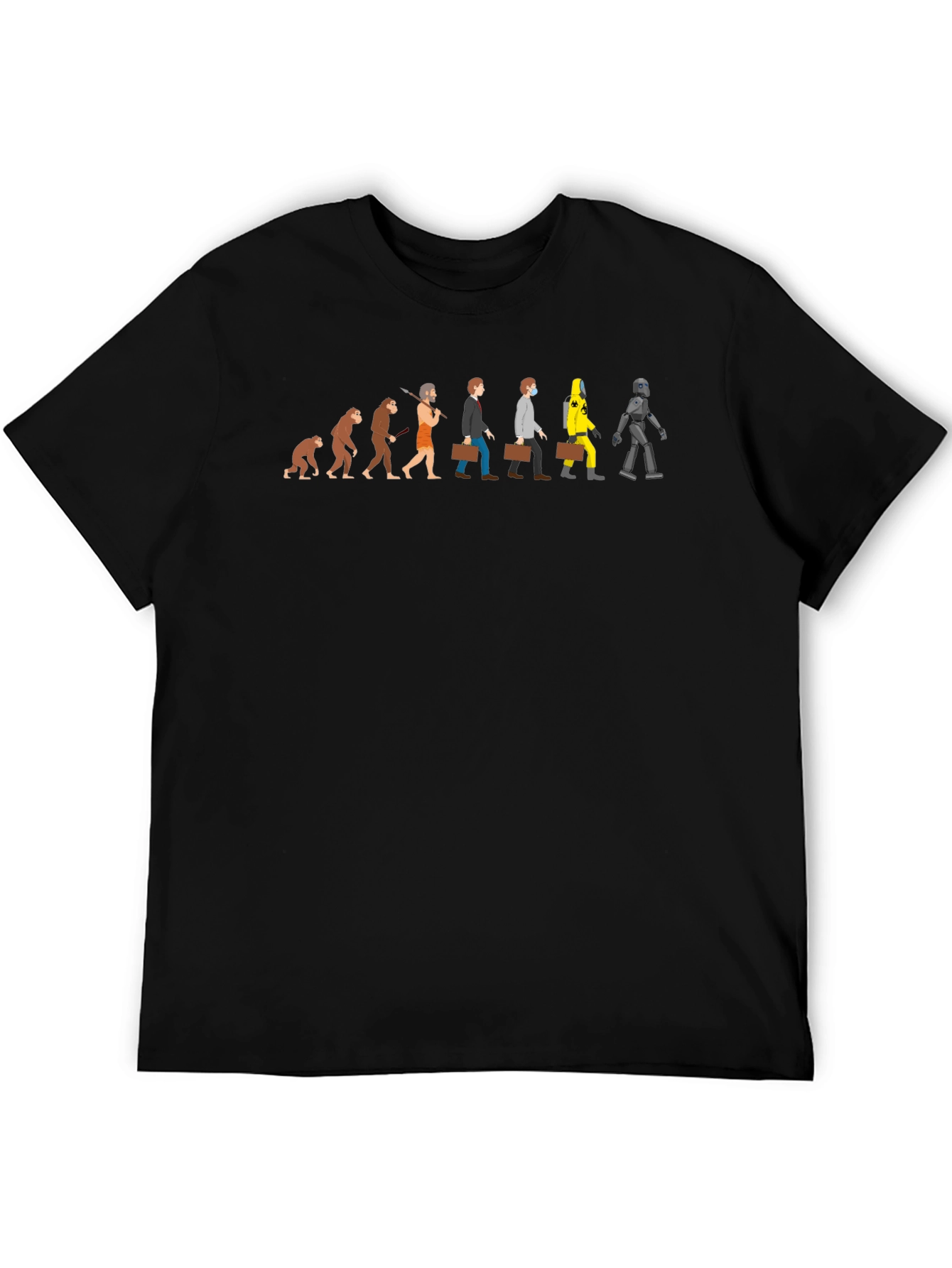 Black Evolution of the Pandemic T-Shirt view 5