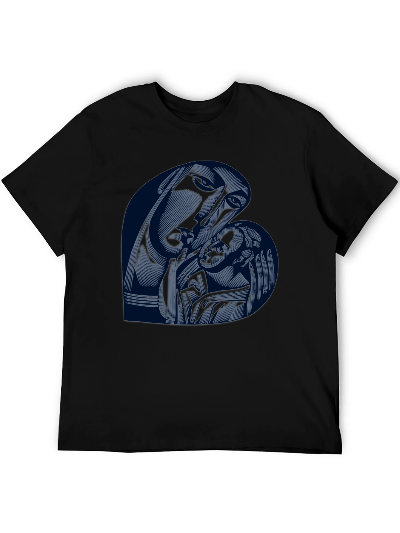 Black Madonna and Child Graphic T-Shirt view 5