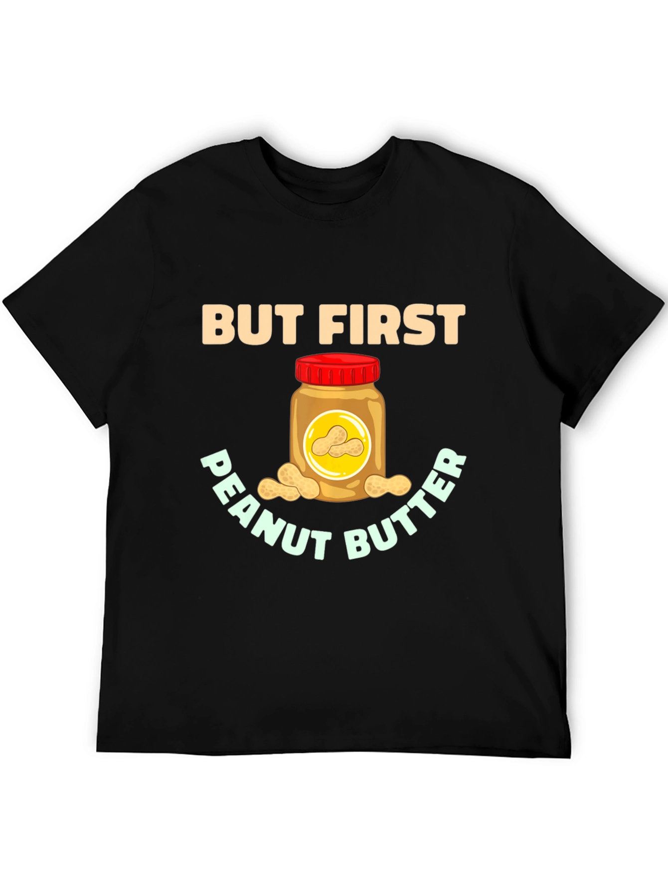 Black But First Peanut Butter Graphic Tee view 5