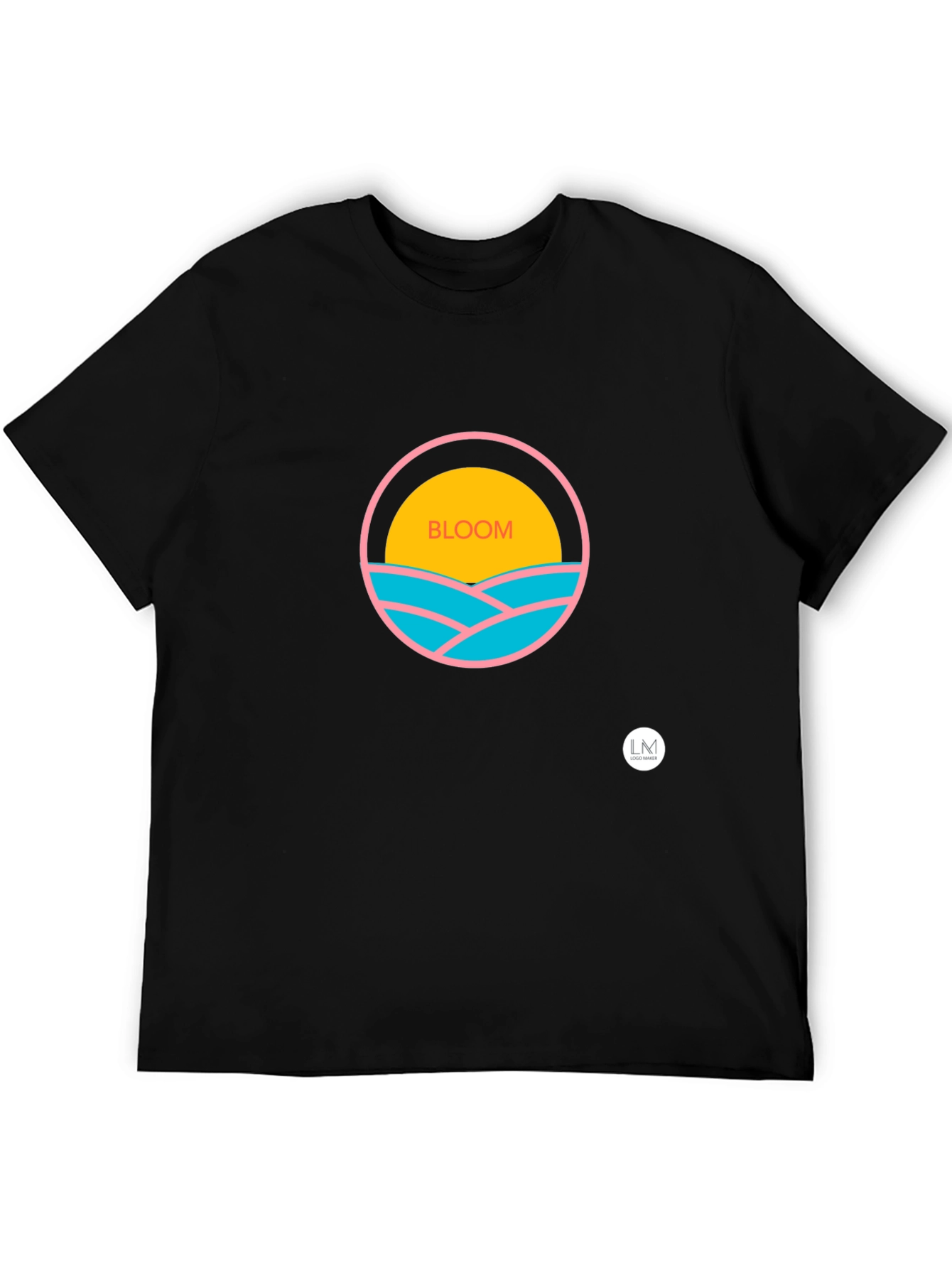 Black Bloom Graphic Tee - Stylish Comfort, Modern Design view 5