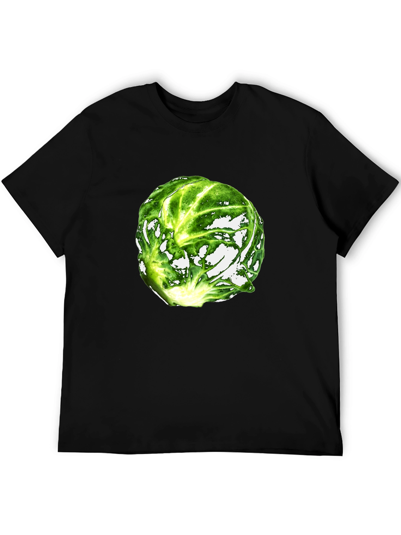 Black Brussels Sprout Graphic T-Shirt view 5