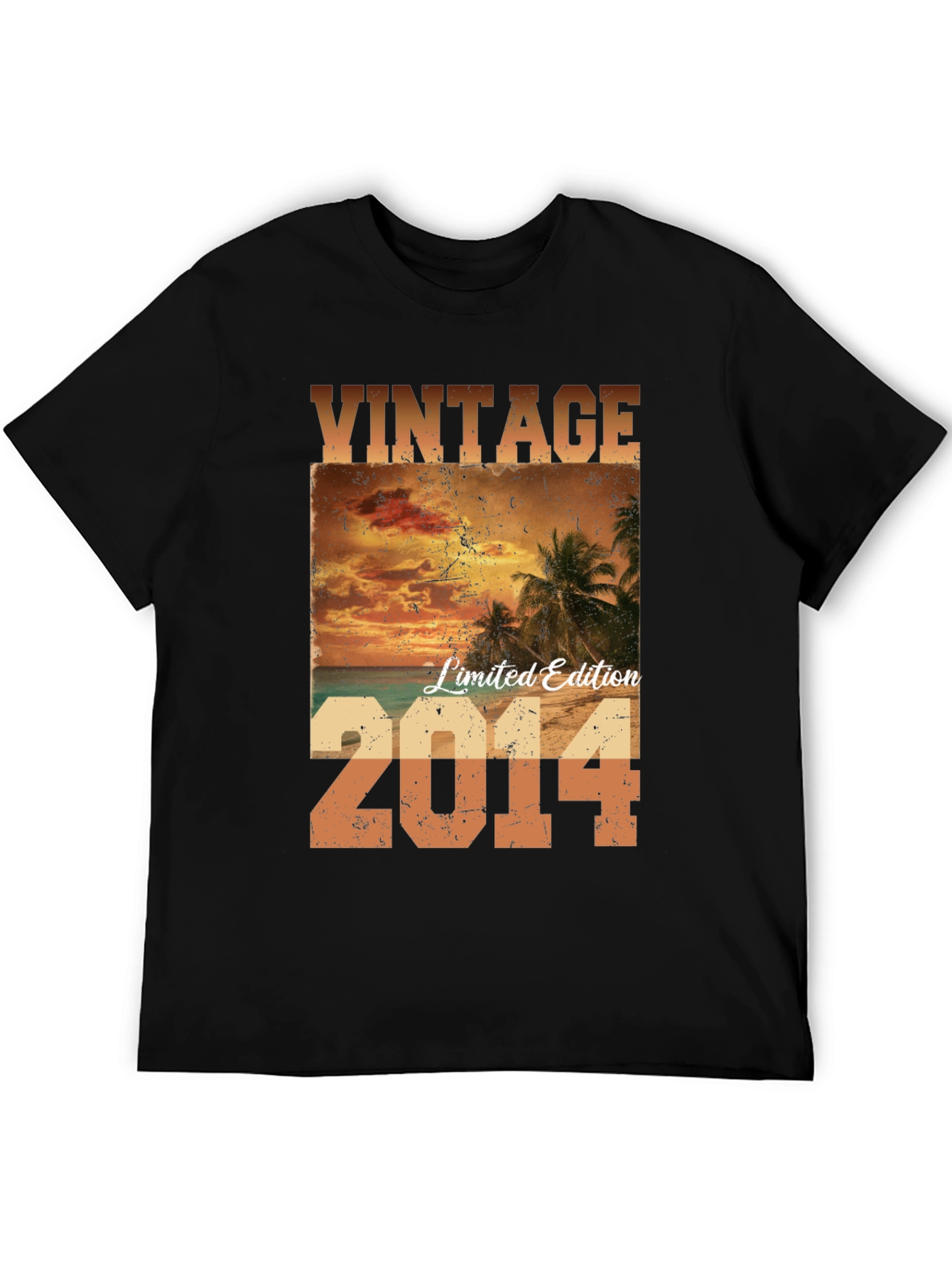 Black Vintage Limited Edition 2014 Graphic Tee view 5