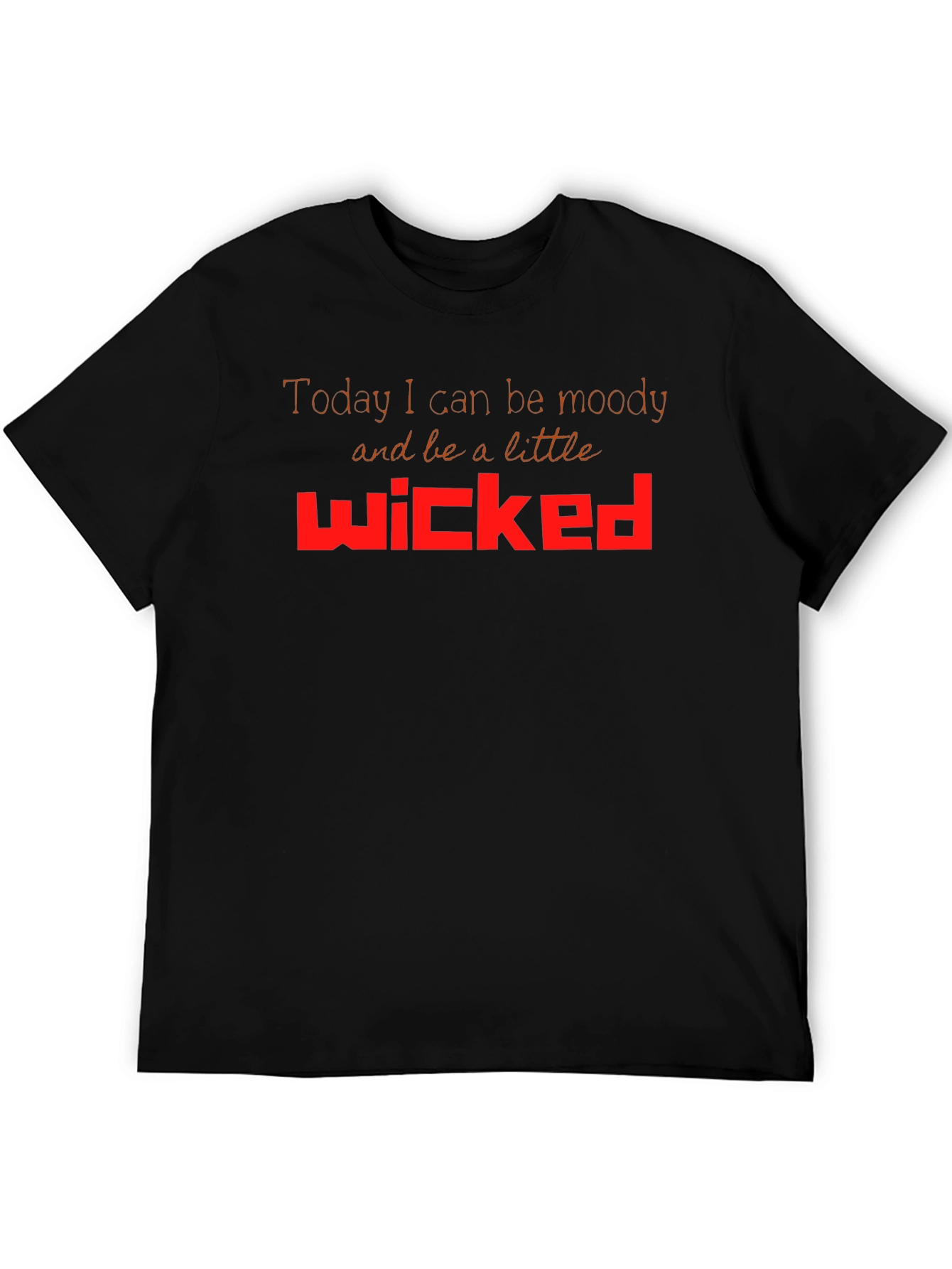 Black Moody & Wicked Graphic T-Shirt view 5