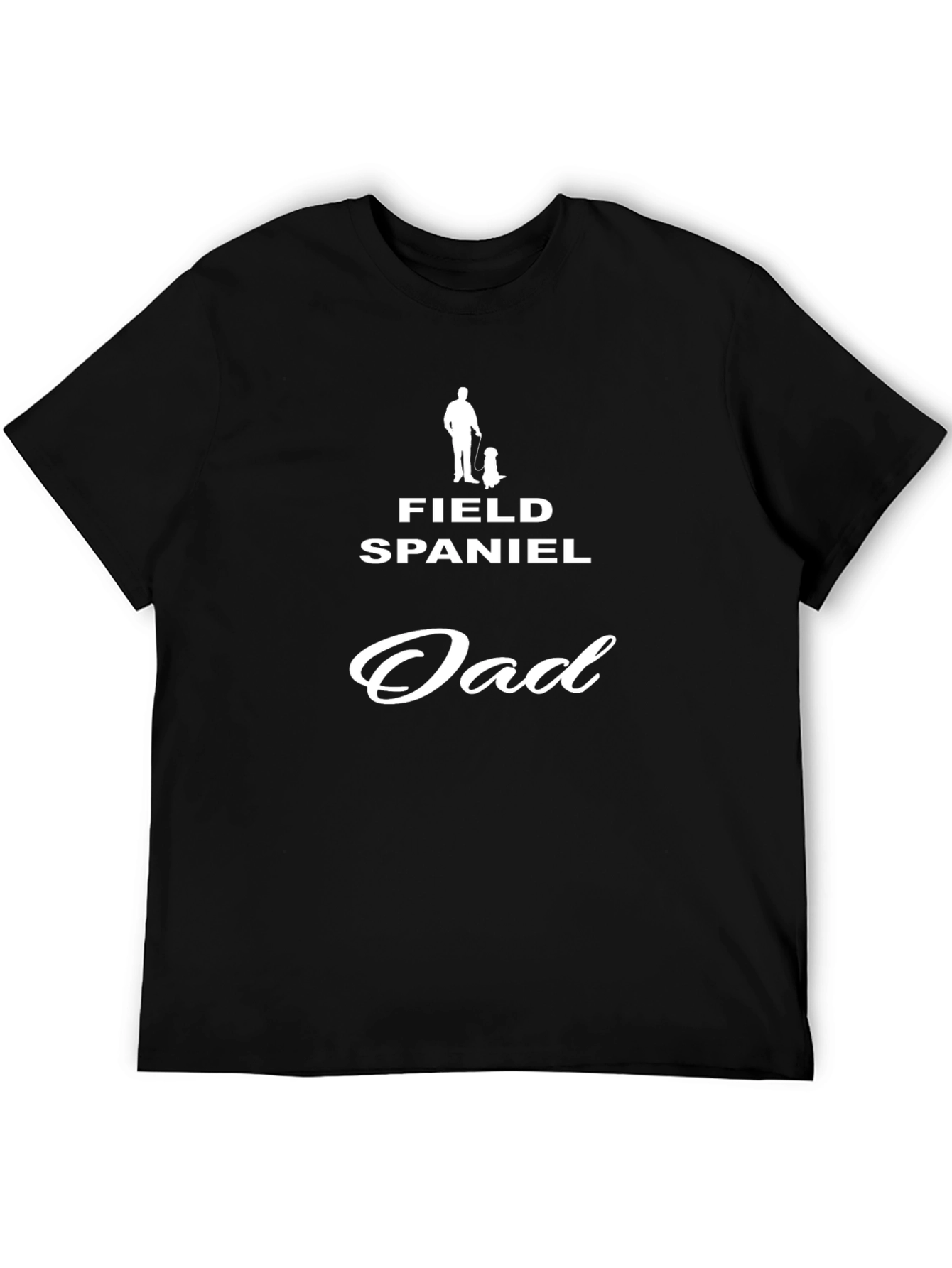 Field Spaniel Dad Graphic Tee - Black - 5