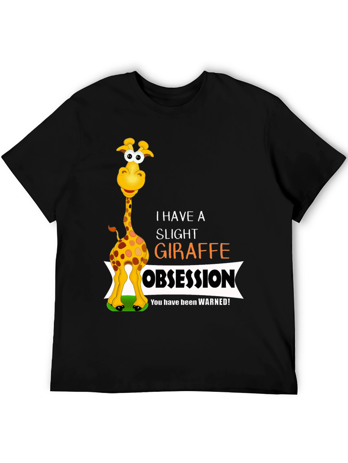 Black Giraffe Obsession Graphic T-Shirt view 5