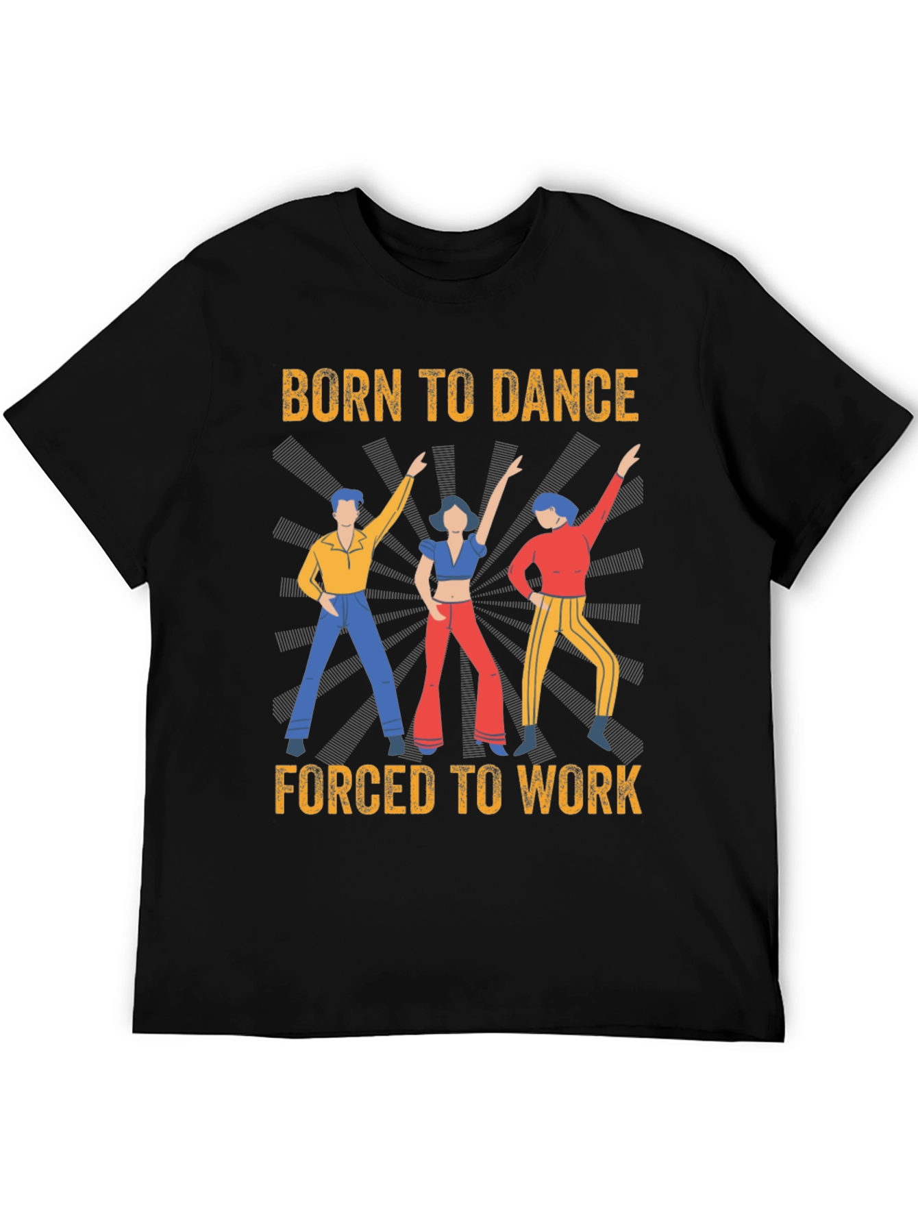 Black Born To Dance T-Shirt view 5