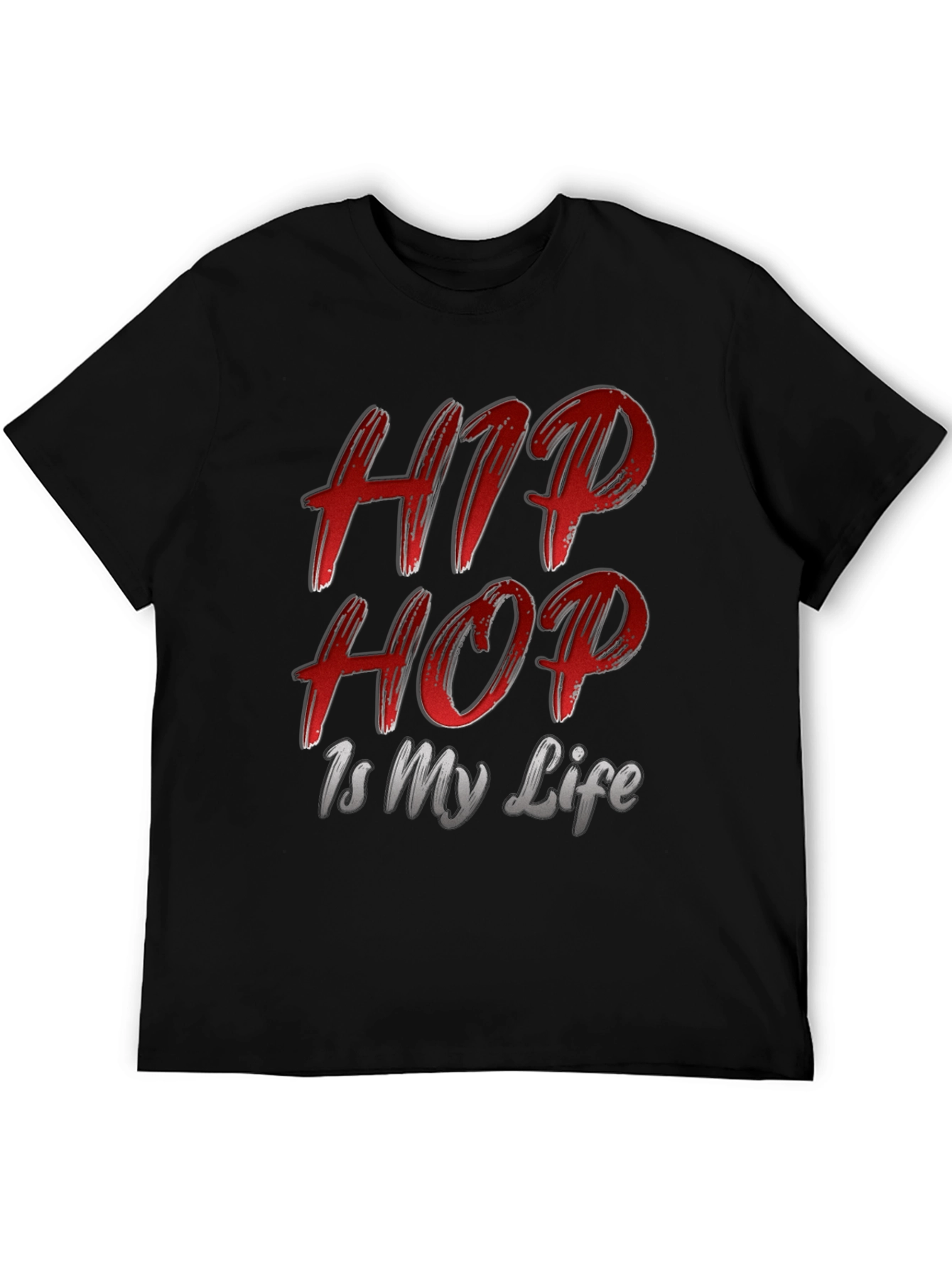 Black Hip Hop Is My Life Graphic Tee view 5
