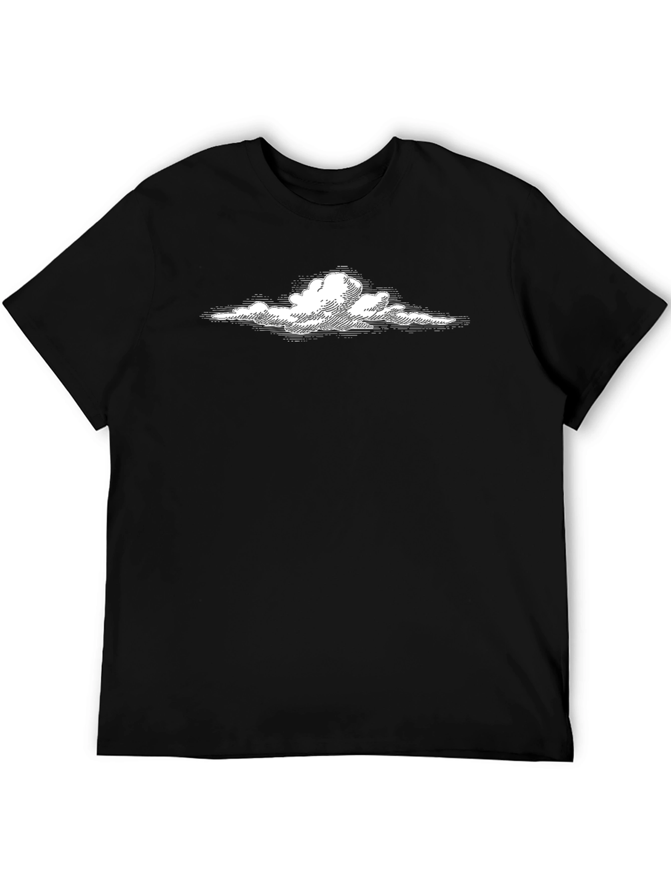 Black Cloud Graphic T-Shirt - Soft Cotton Blend view 5