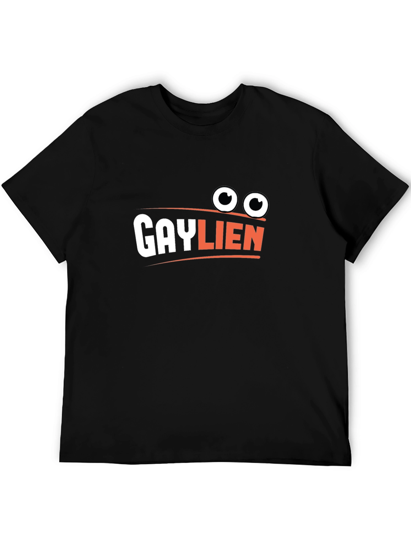 Black Gaylien T-Shirt - Funny Graphic Tee view 5