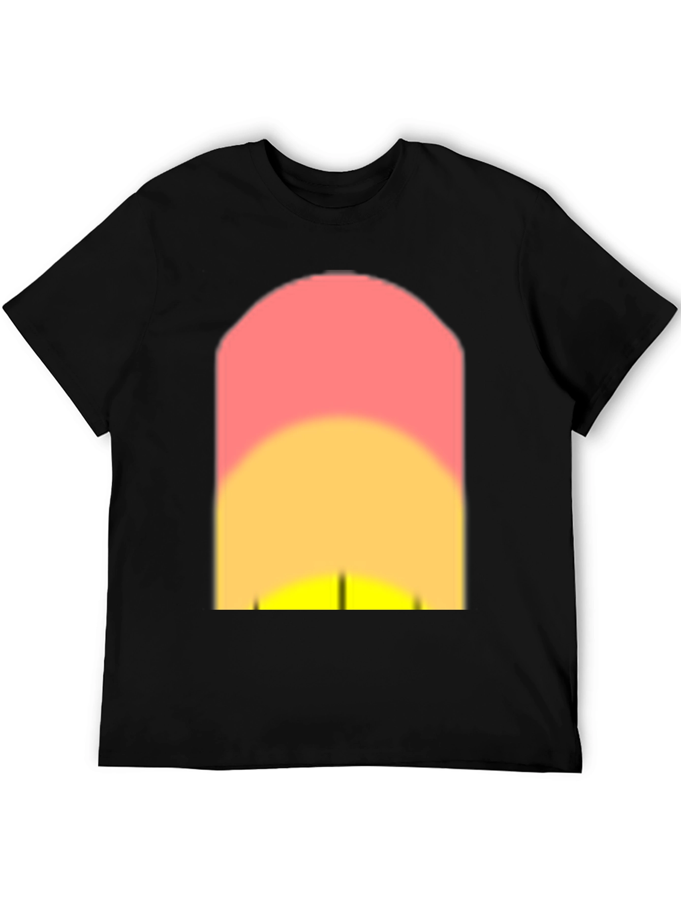 Black Sunset Graphic Black T-Shirt view 5