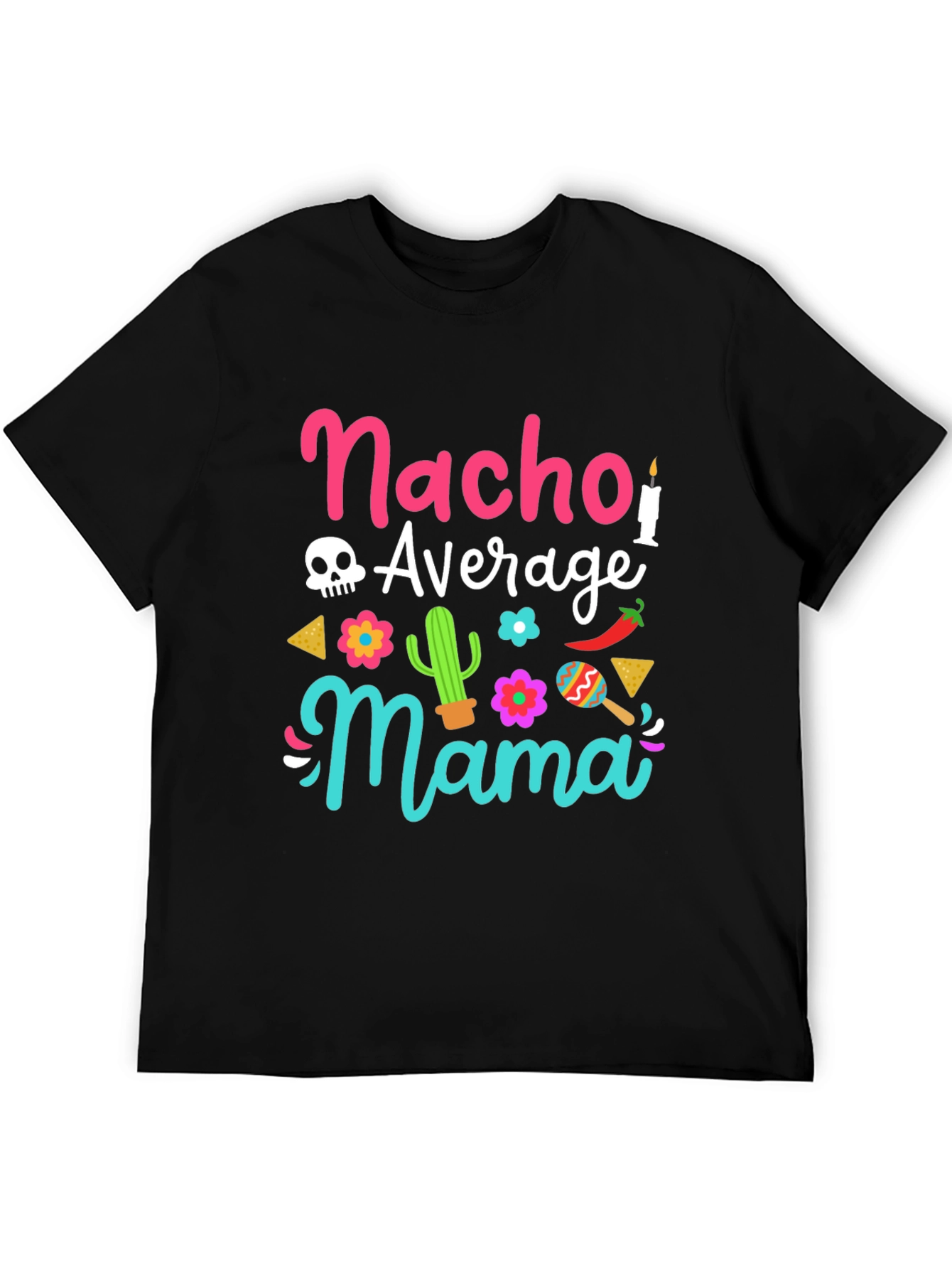 Black Nacho Average Mama Graphic Tee view 5