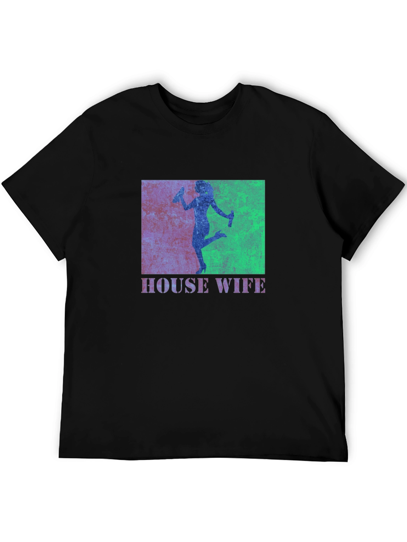 Black Housewife Graphic Tee - Clean Humor view 5
