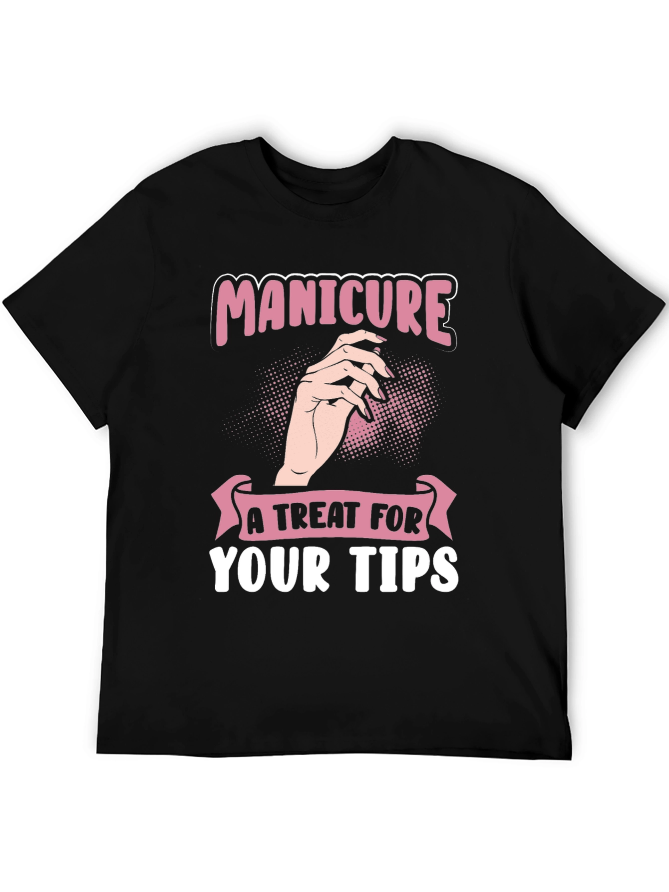 Black Manicure Treat T-Shirt view 5