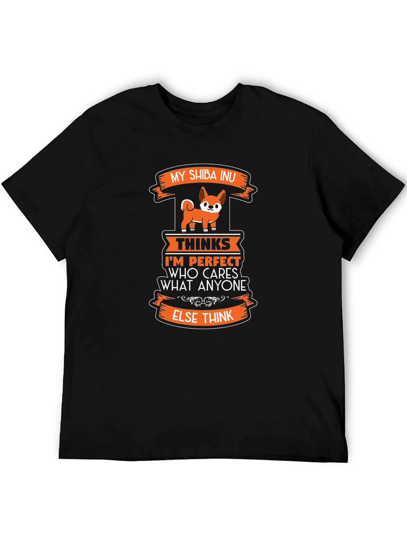 Black Shiba Inu Perfect T-Shirt view 5