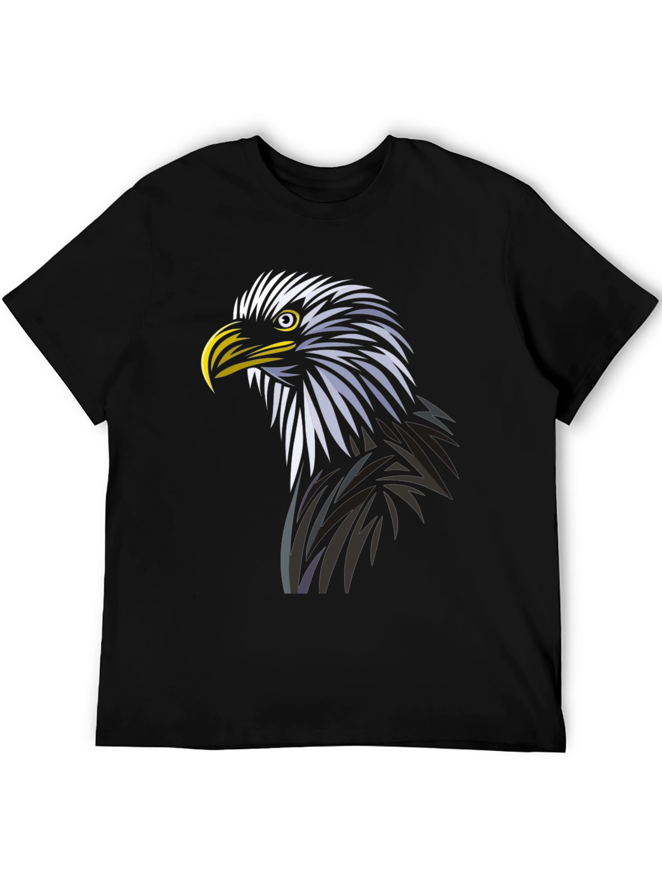 Black Eagle Graphic Tee - Black Cotton Blend view 5