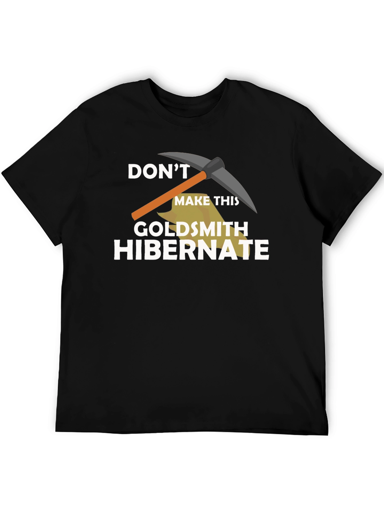 Black Don't Make This Goldsmith Hibernate T-Shirt view 5