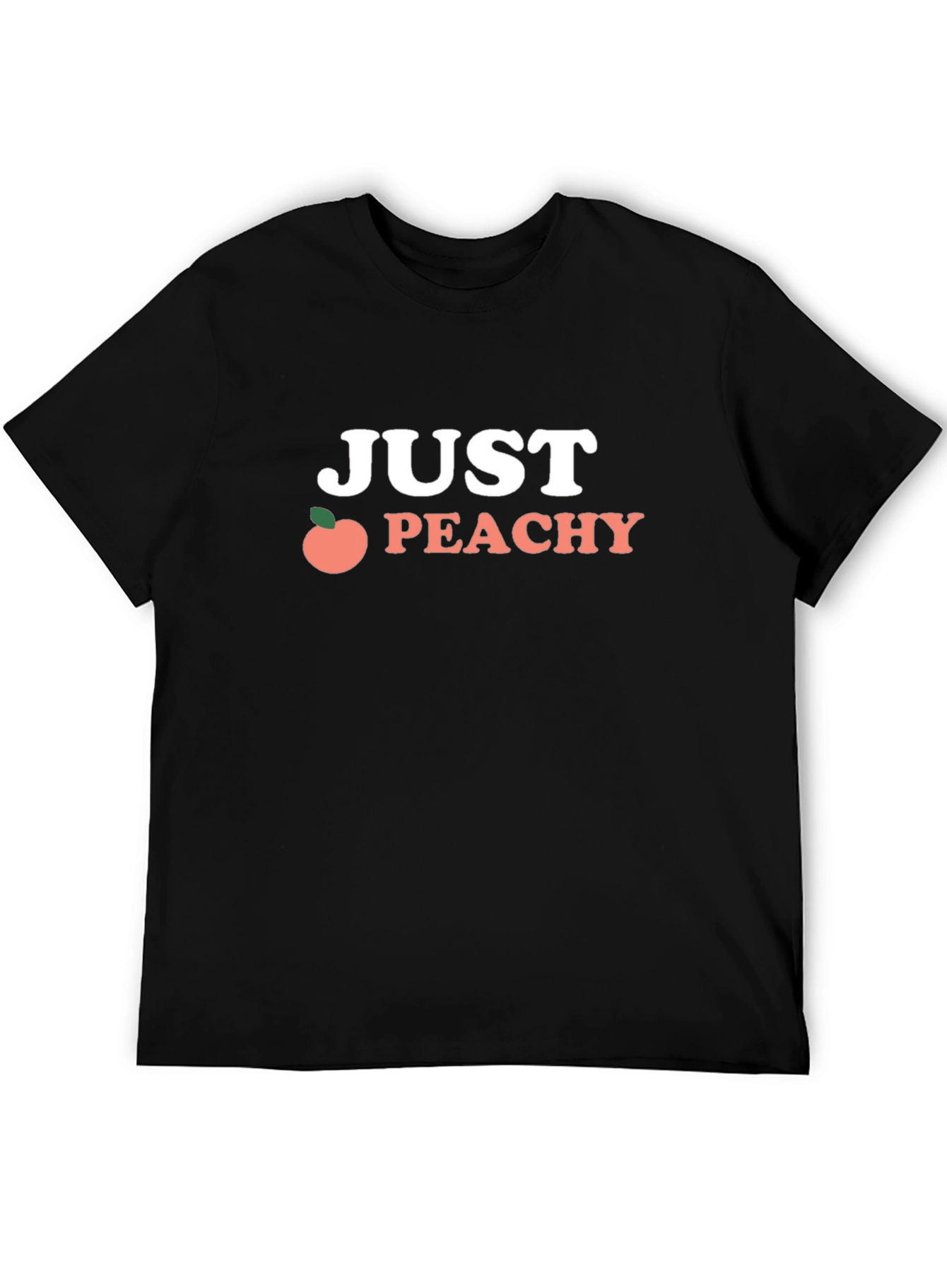 Just Peachy Graphic Tee - Trendy Casual Shirt - 5