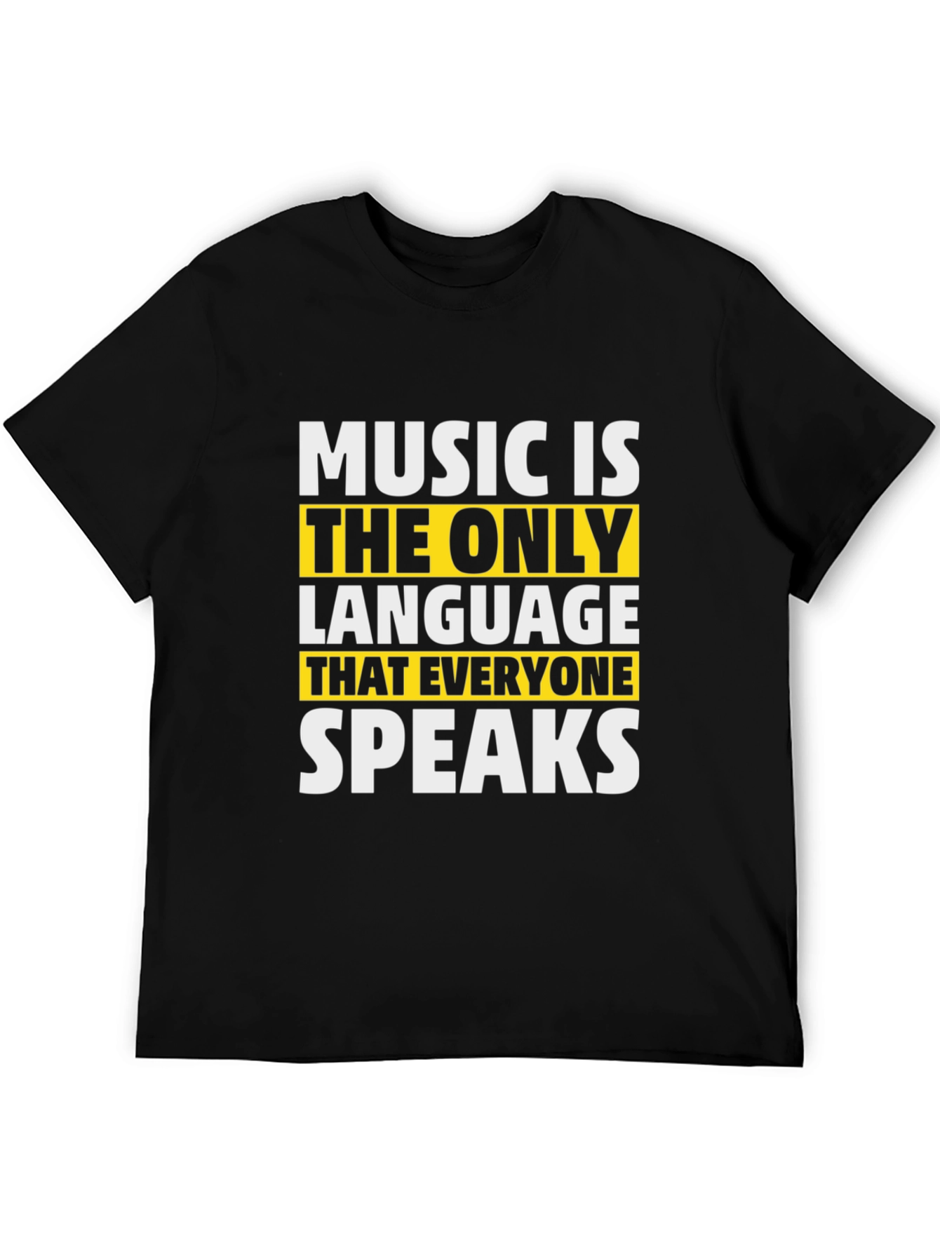 Black Music is the Only Language T-Shirt view 5