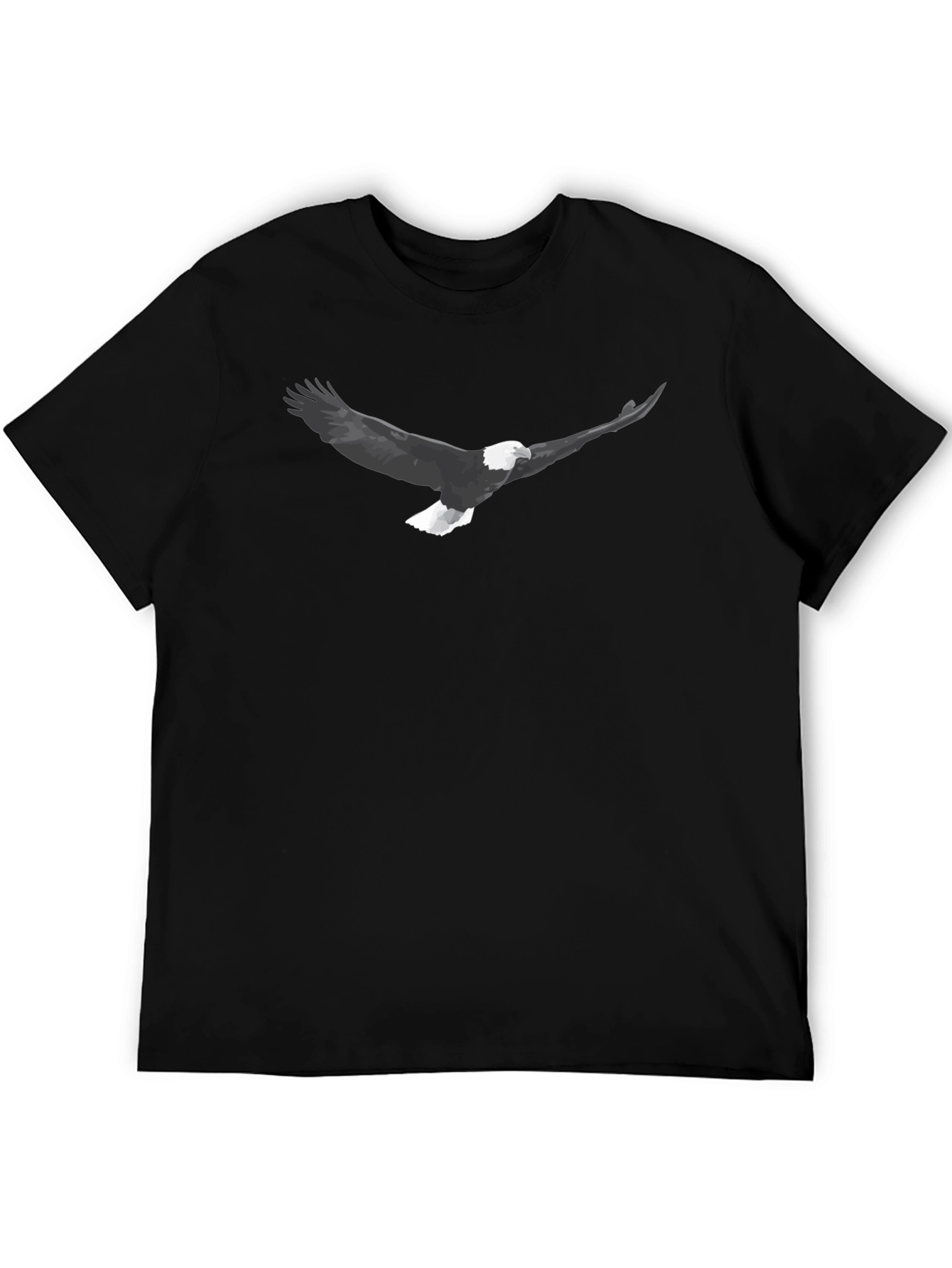 Black Eagle Graphic Black T-Shirt view 5