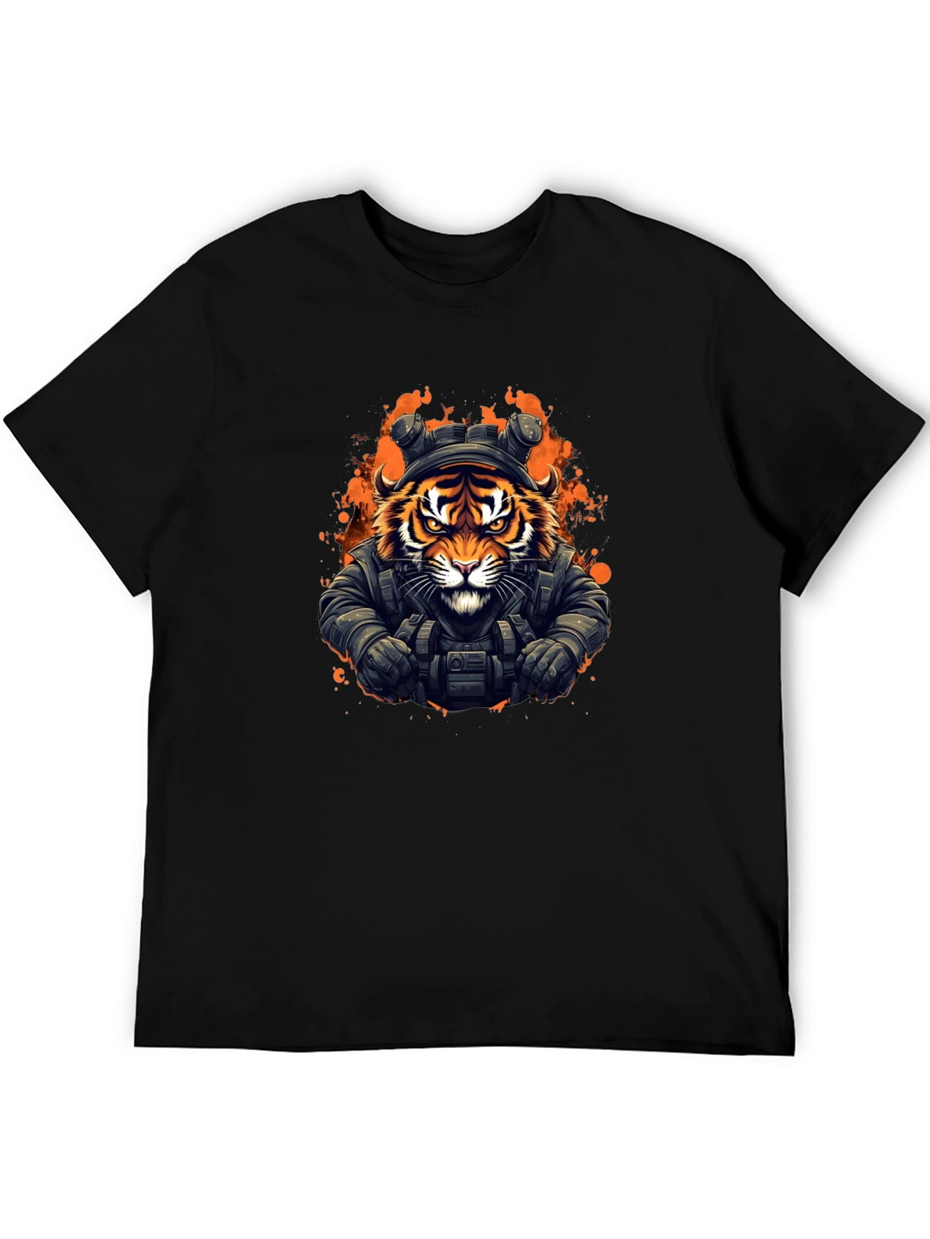 Black Tiger Tactical T-Shirt - Urban Style view 5