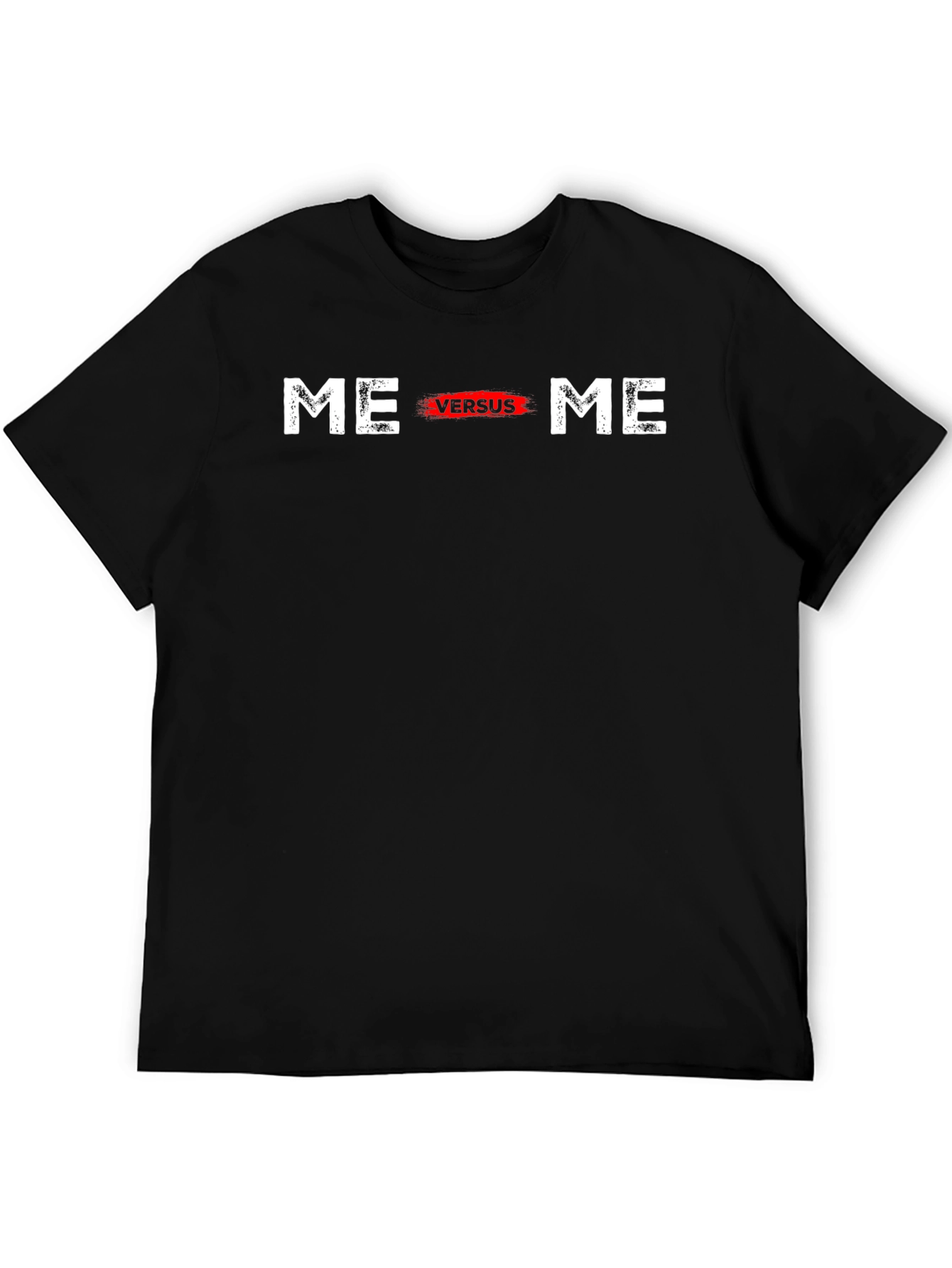 Black Me Versus Me Graphic T-Shirt - Black view 5