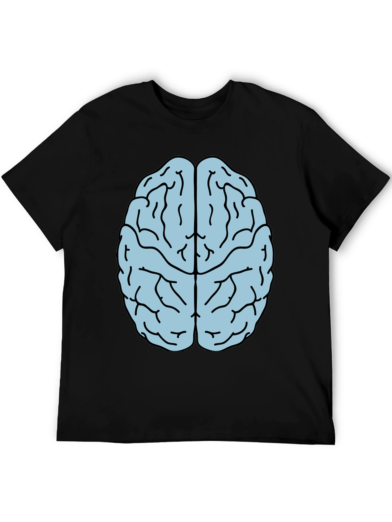 Black Brain Graphic T-Shirt - Smart Style view 5