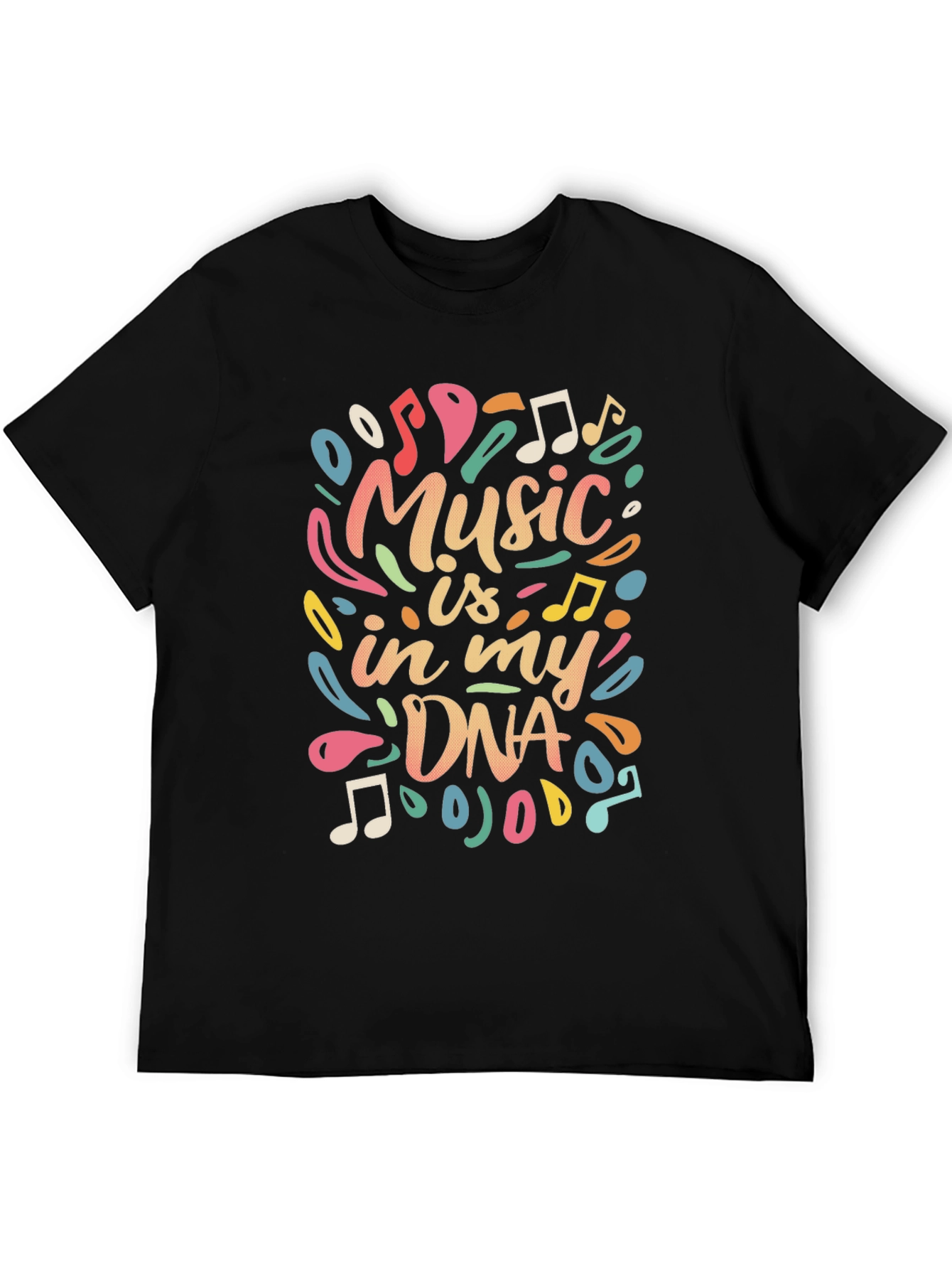 Black Music is in my DNA Graphic T-Shirt view 5